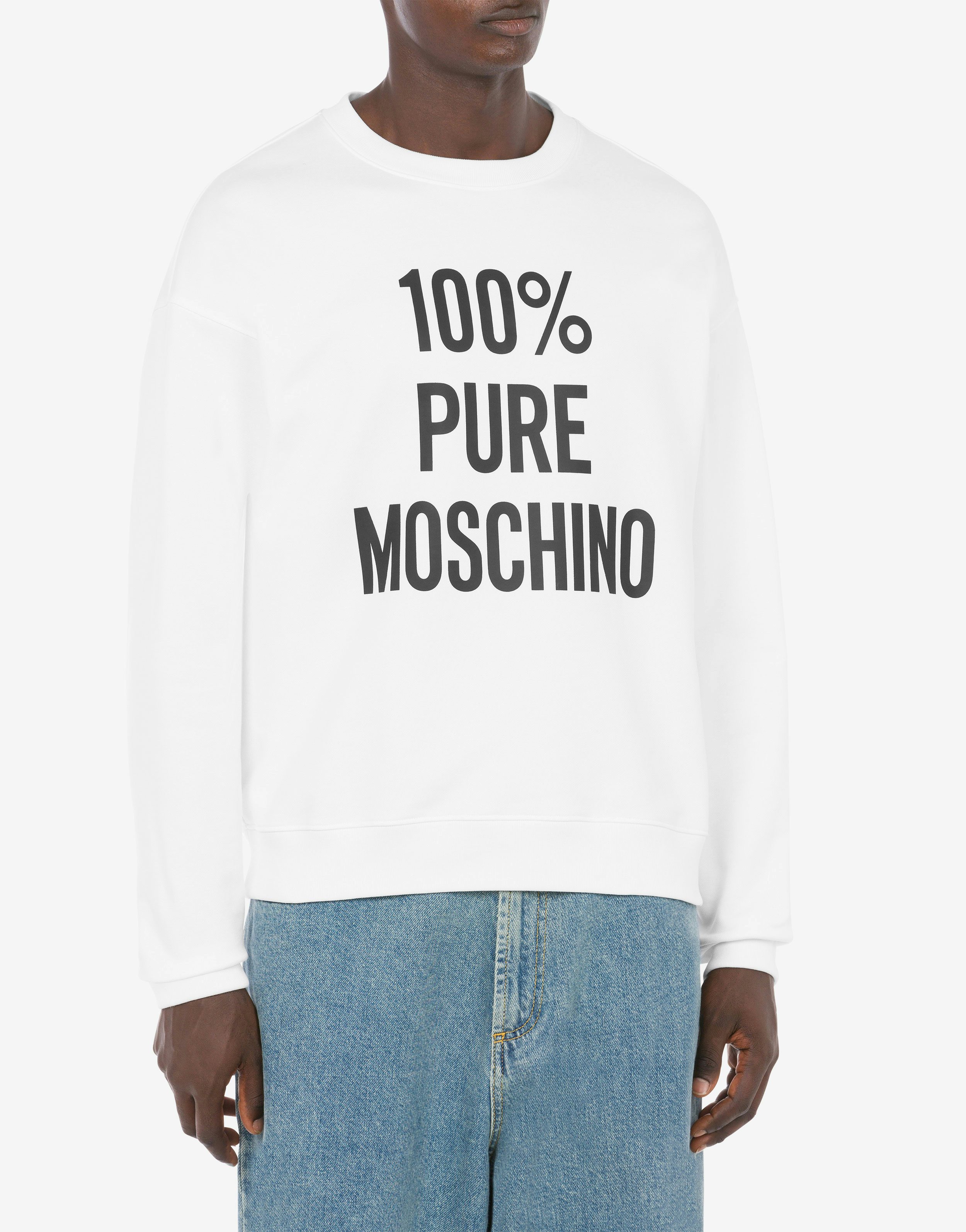 Felpa in cotone organico 100% Pure Moschino 0