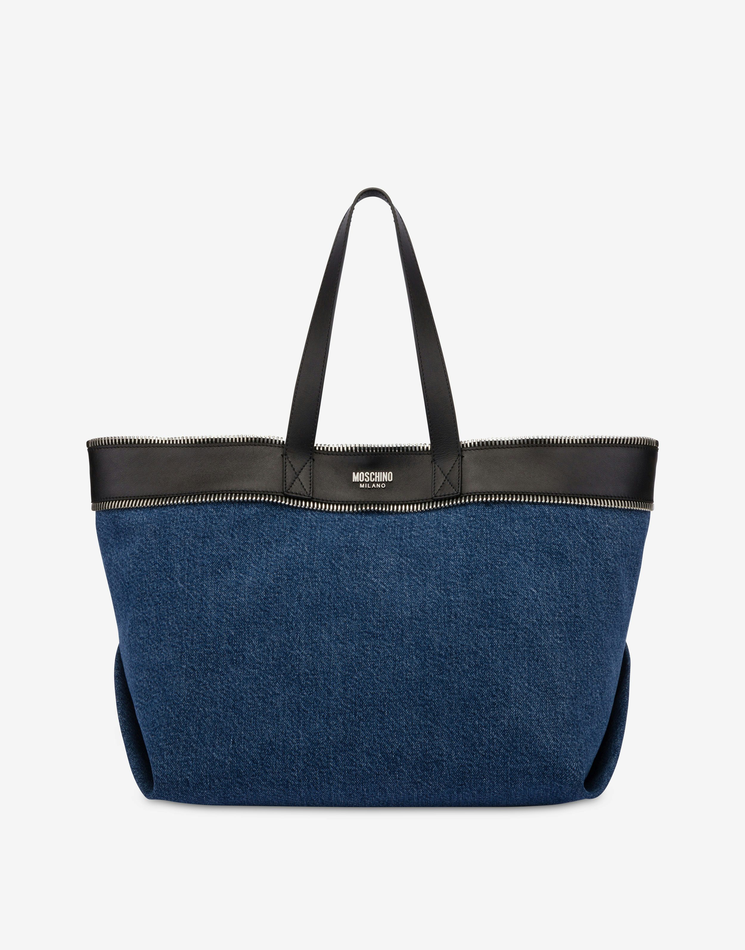 Love Moschino Shopper in denim Moschino Rider