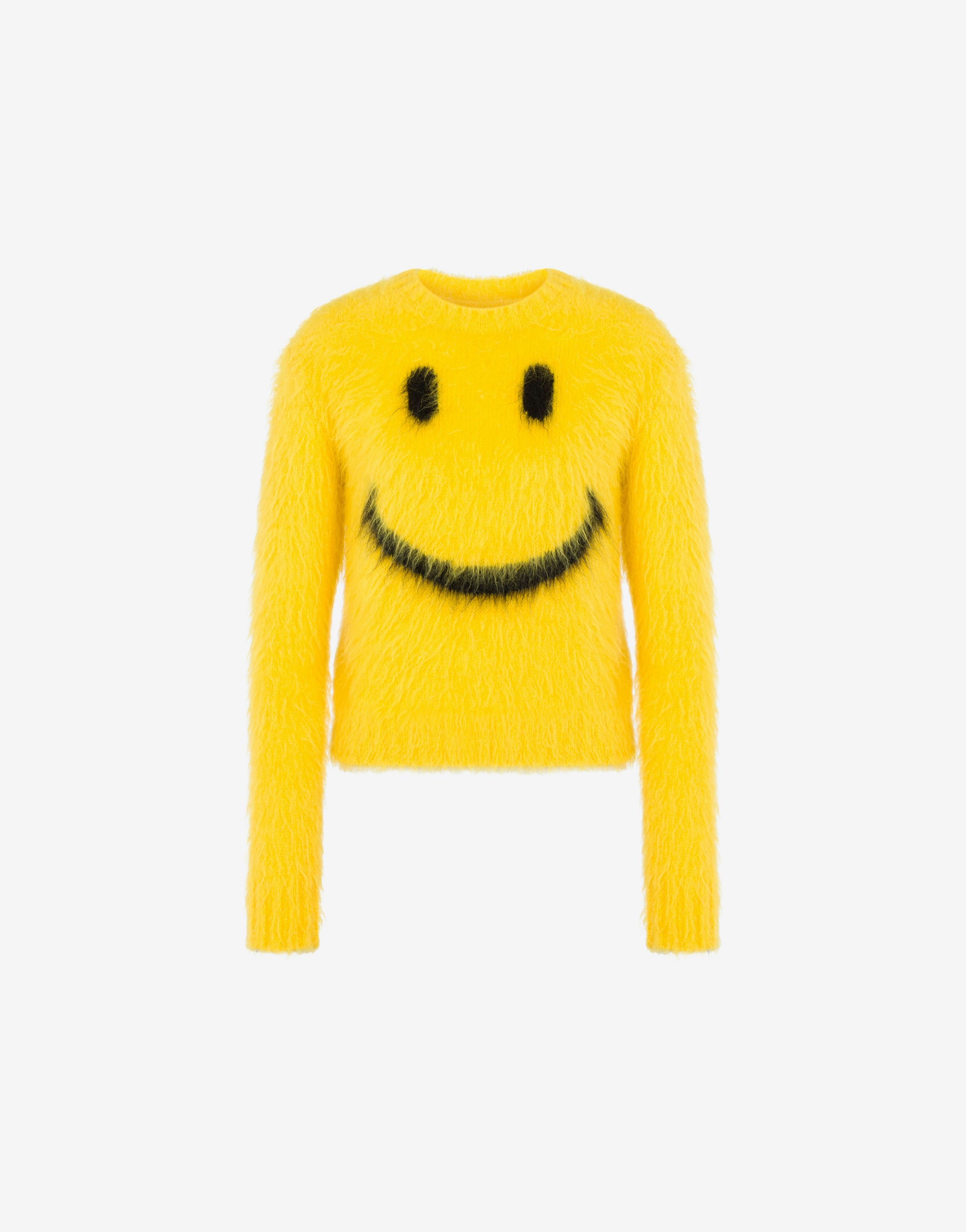 Pullover in brushed mohair Smiley