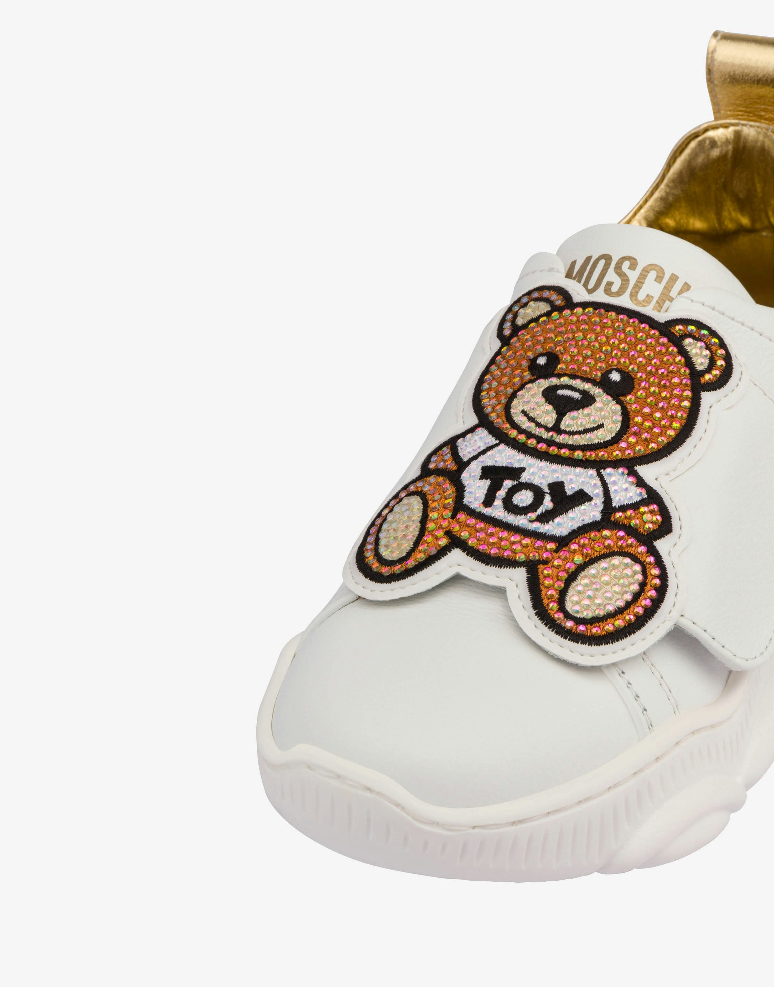 Teddy Shoes Crystal Teddy Patch Sneakers 3