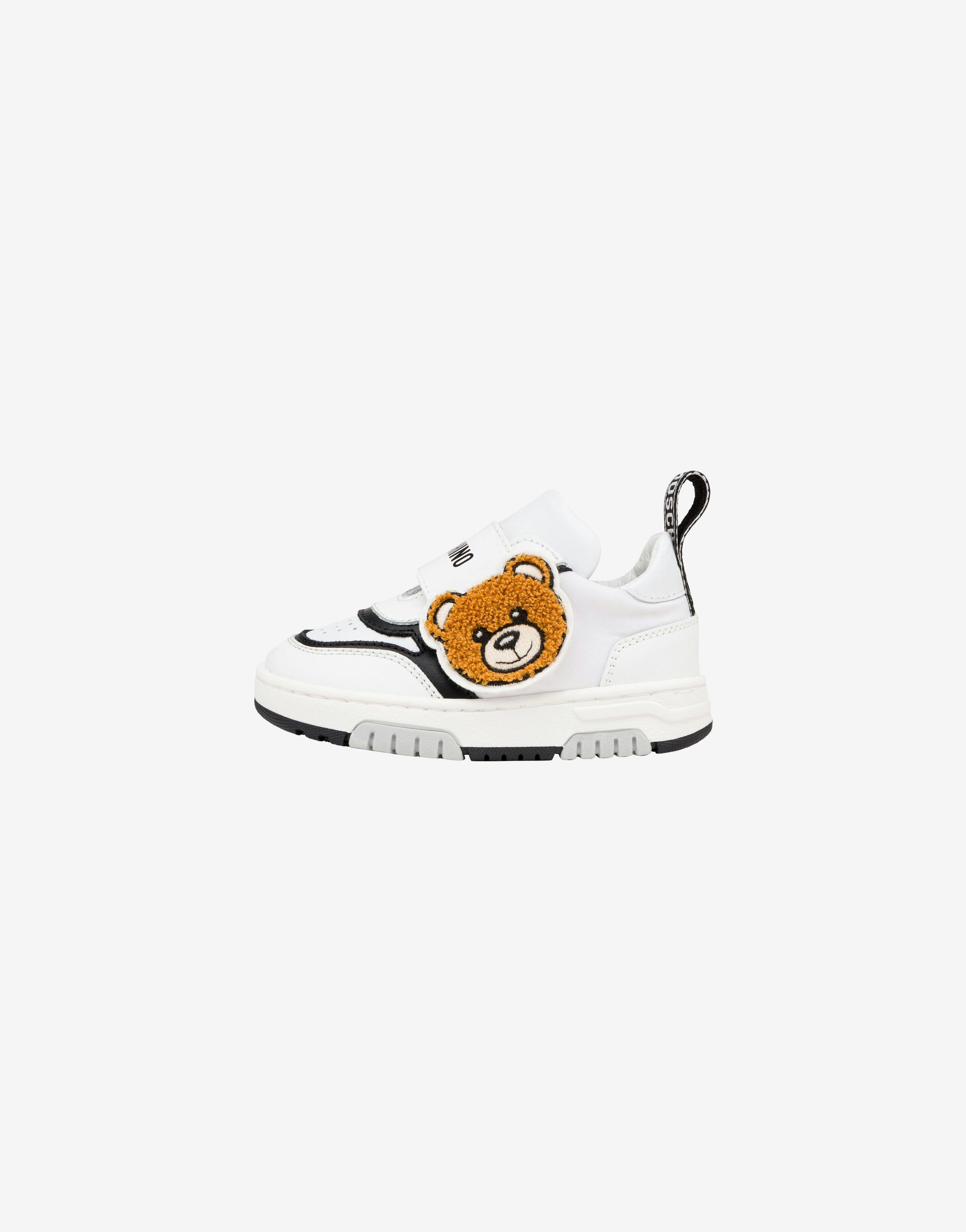 Teddy Patch strap-up sneakers 0