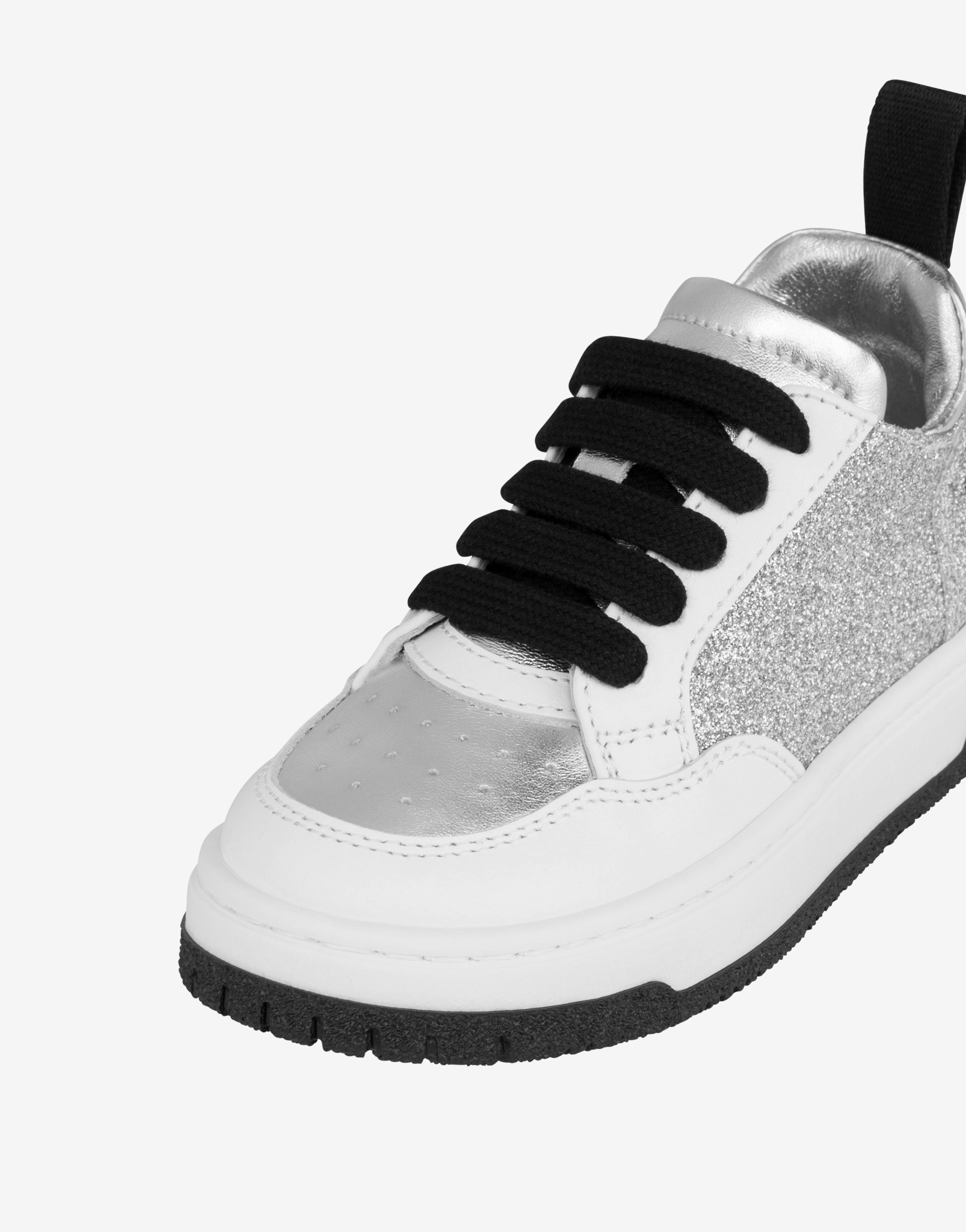Sneakers laminate con glitter 2
