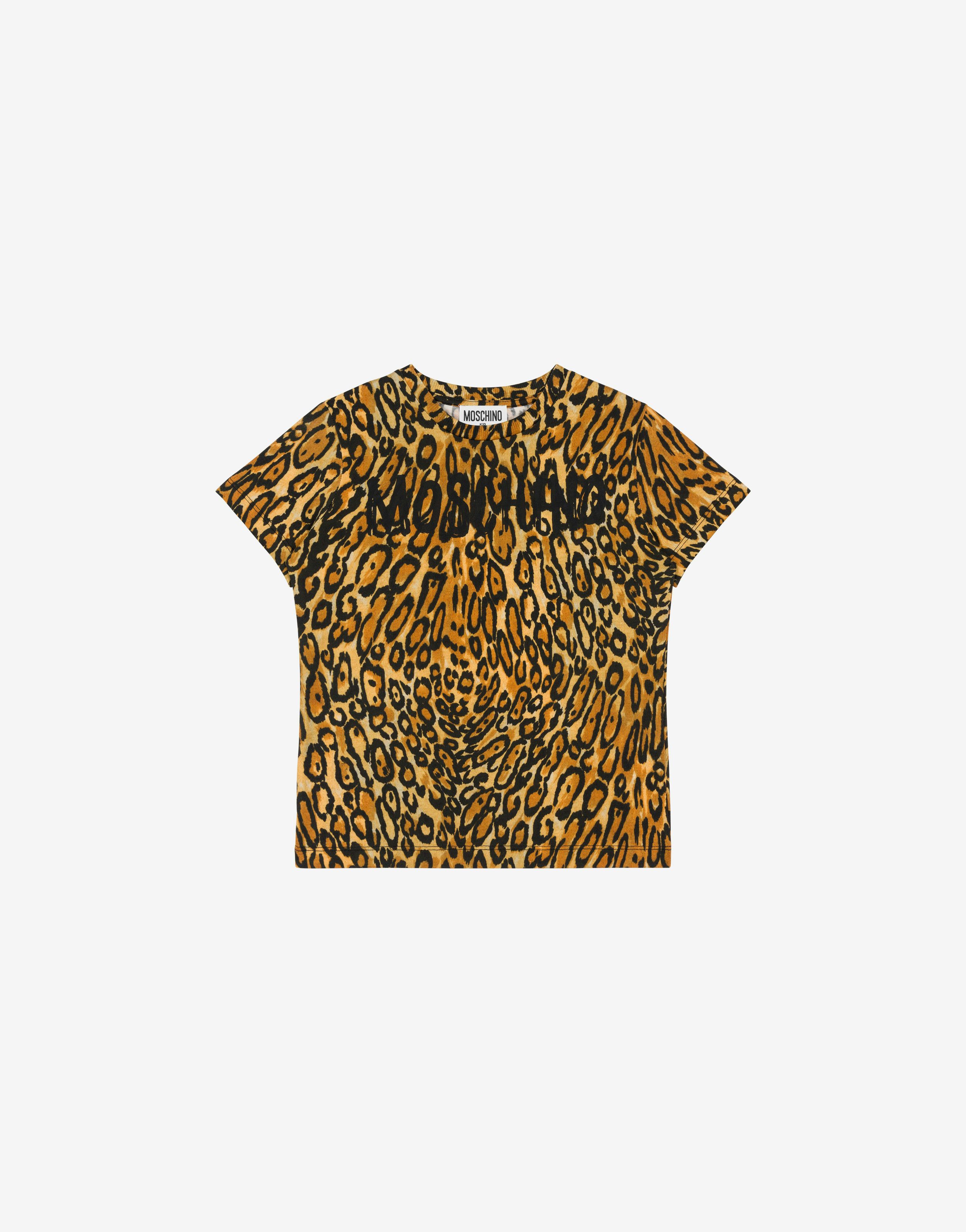 T-shirt in jersey Leopard Print