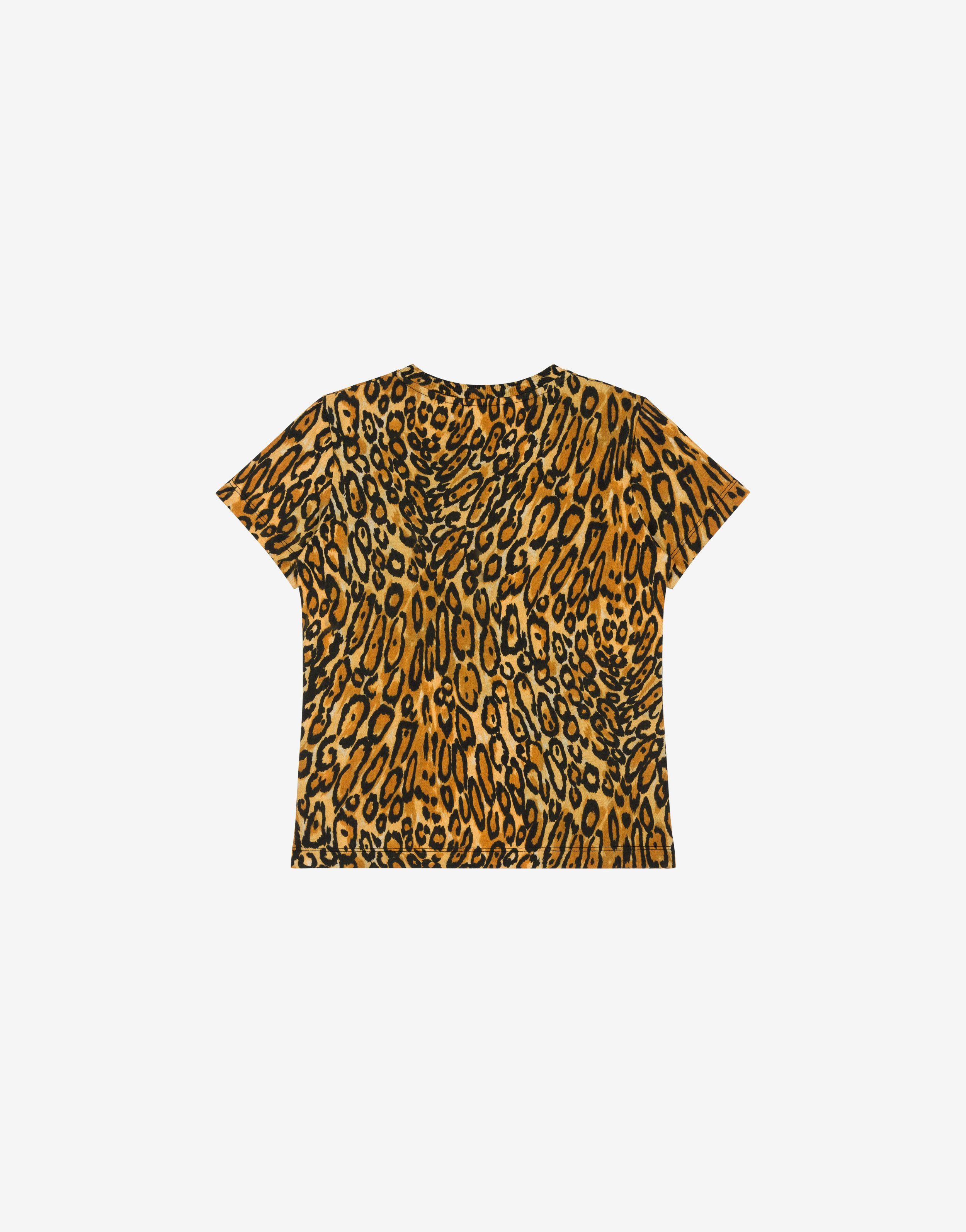 T-shirt in jersey Leopard Print 0