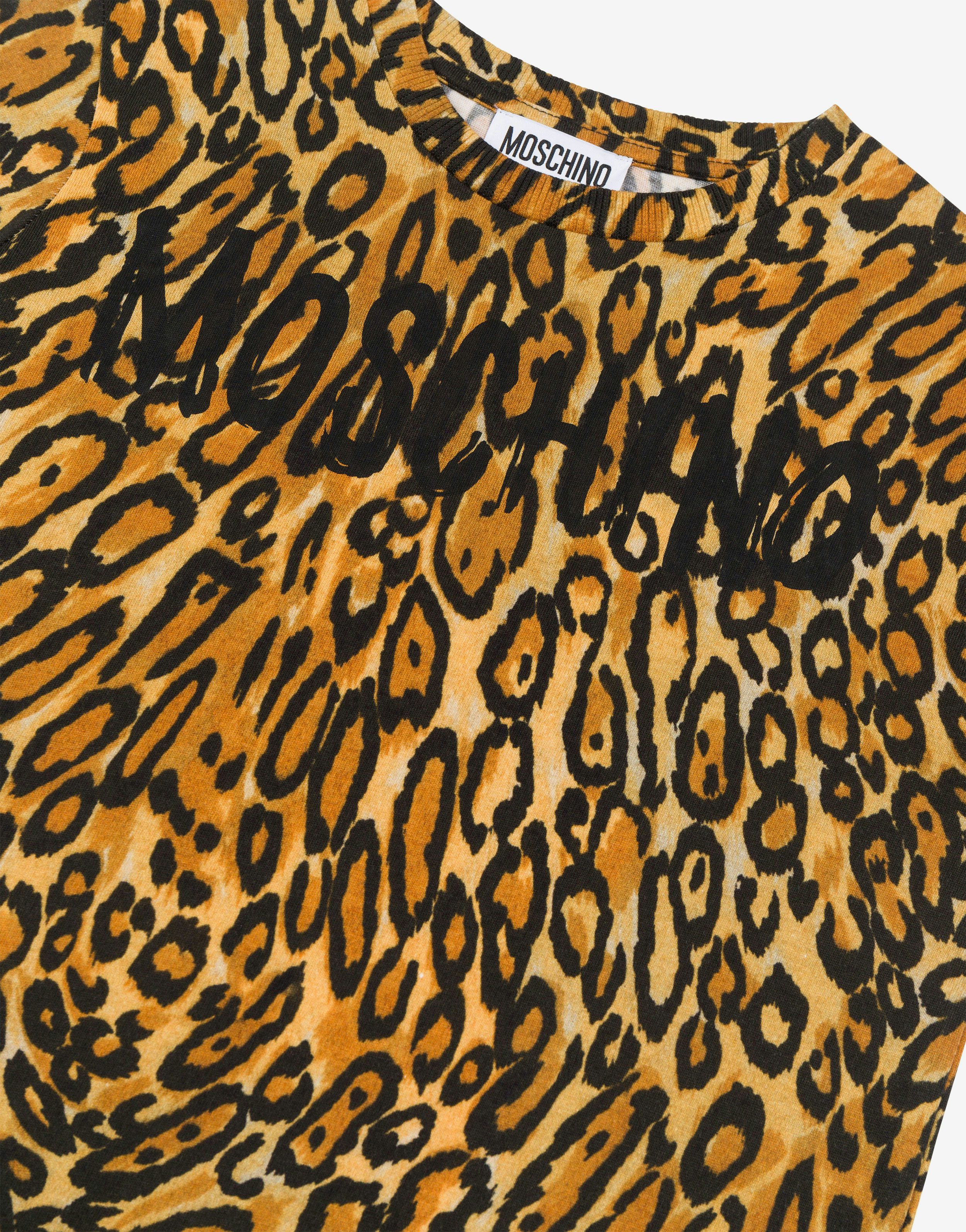 T-shirt in jersey Leopard Print 1