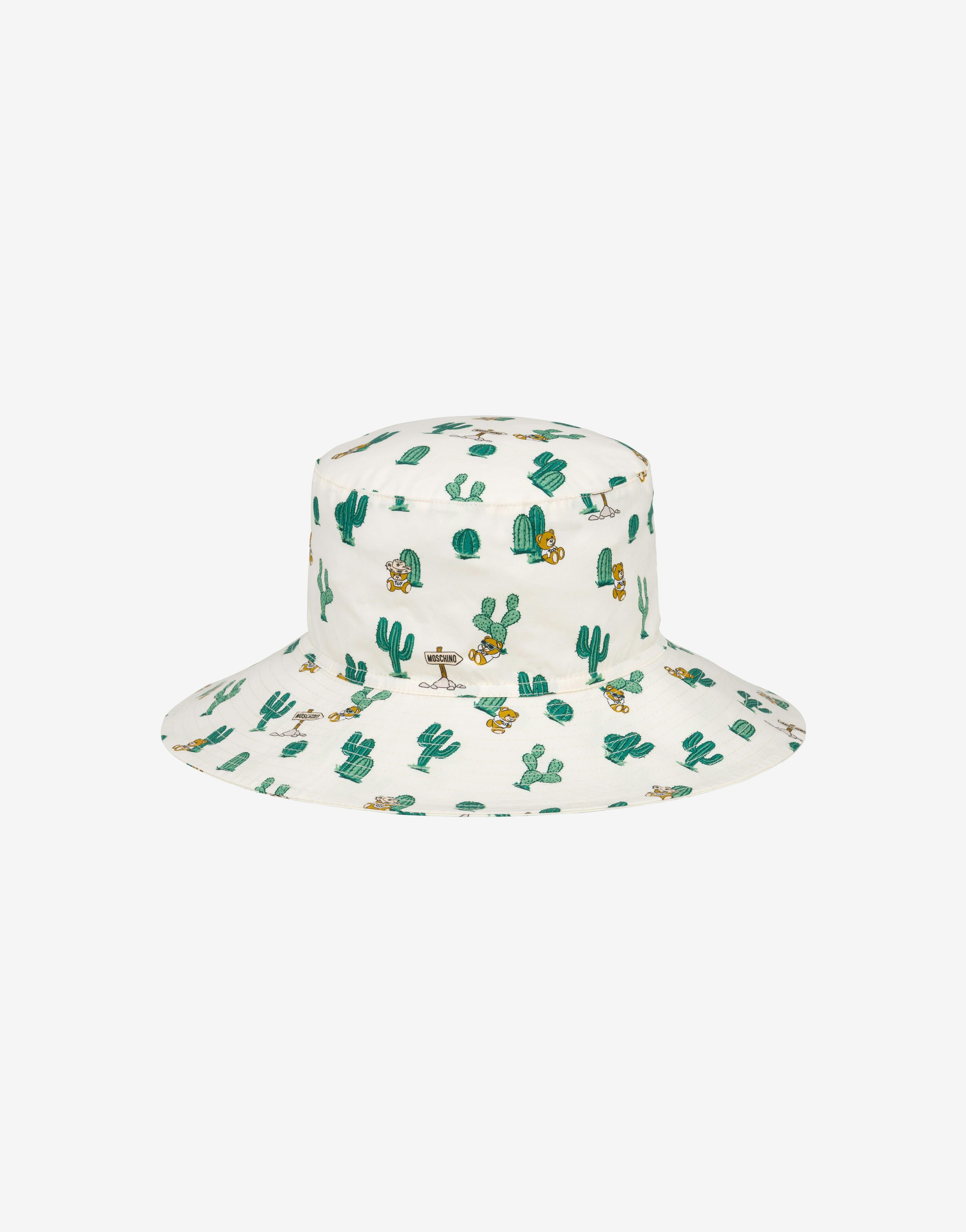 Cappello in popeline Allover Cactus 0