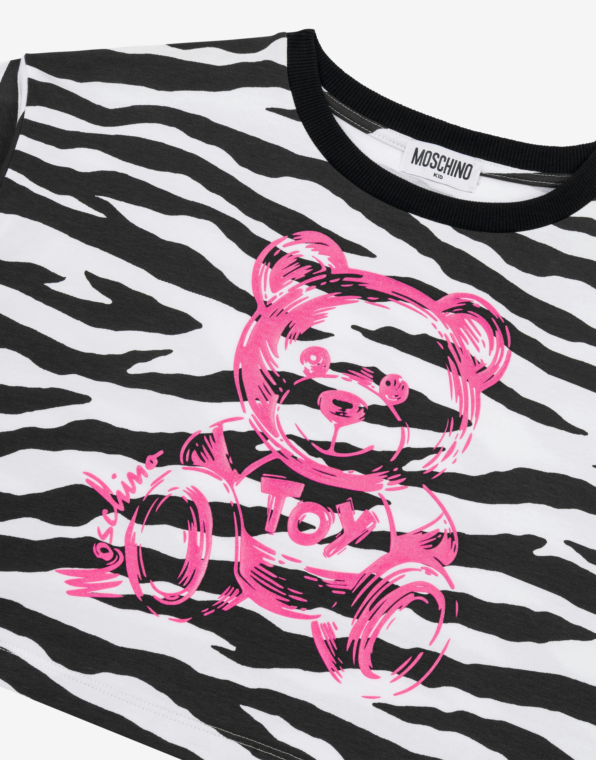 T-shirt in jersey Zebra Striped Print 1