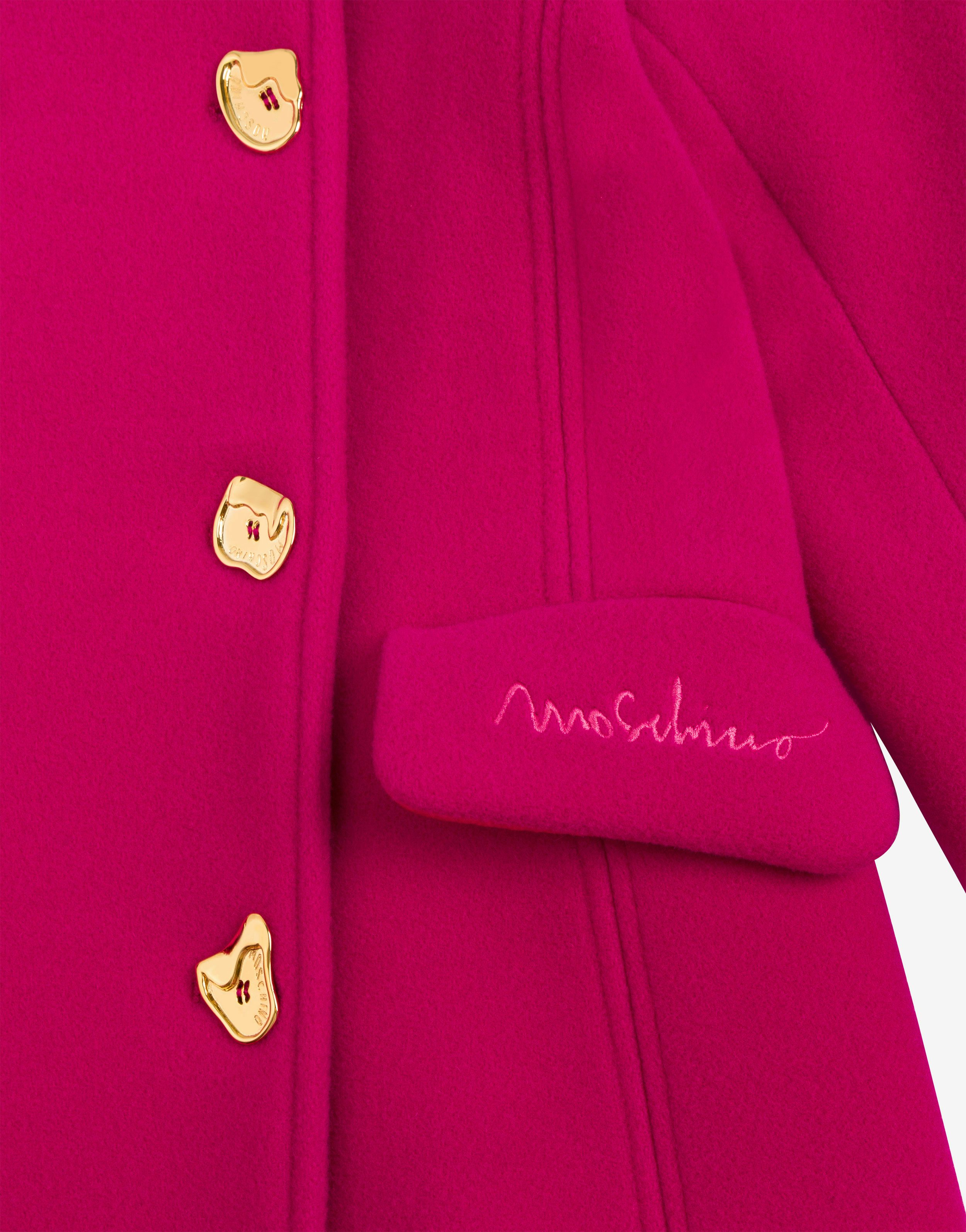 Manteau en drap de laine Morphed Buttons 1