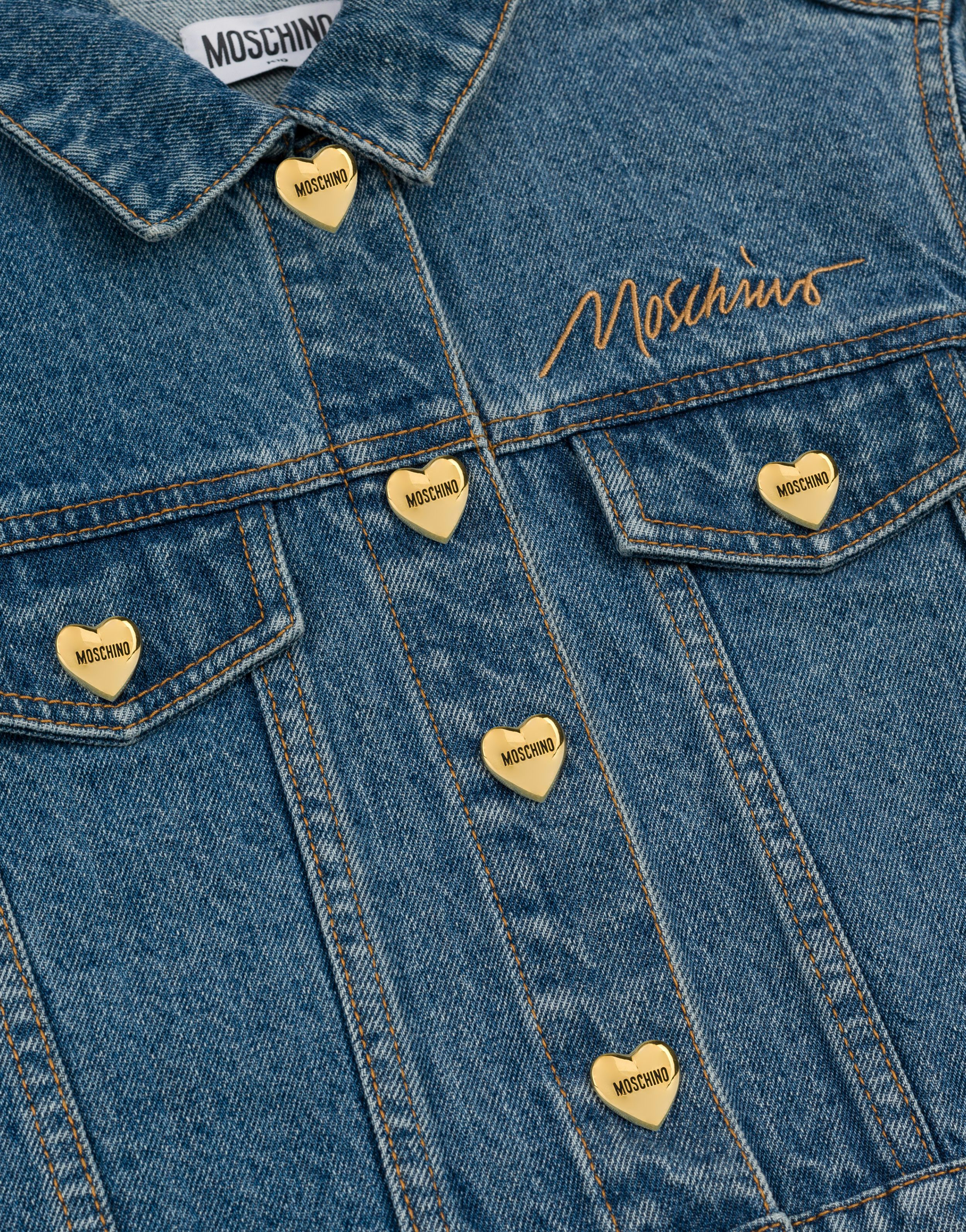 Giacca in denim Heart Buttons 1