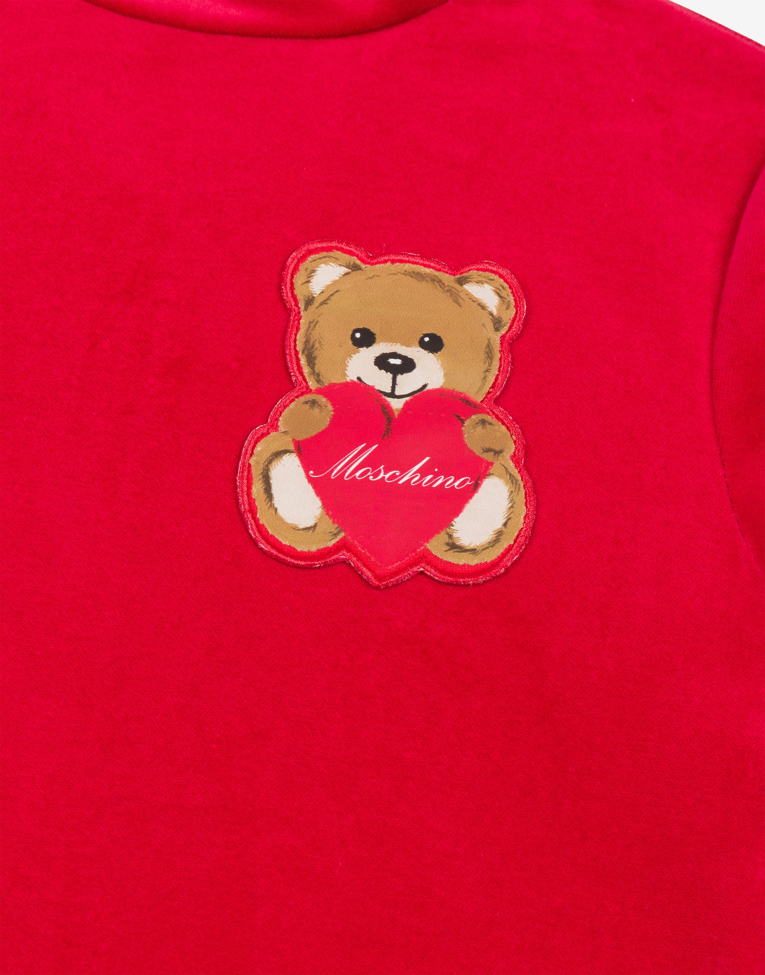 Heart Teddy Bear velvet dress 1