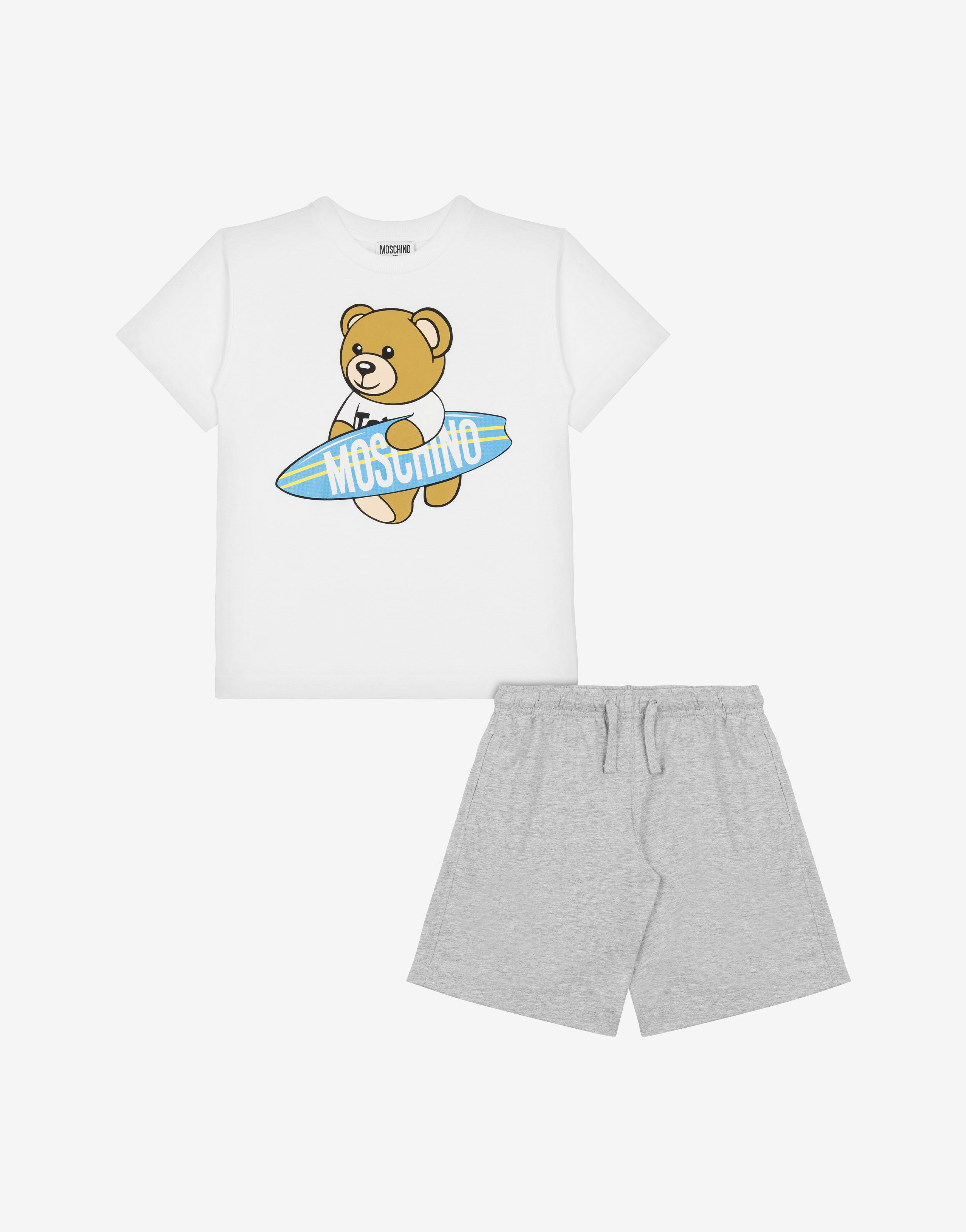 Completo t-shirt e short Surfer Teddy Bear