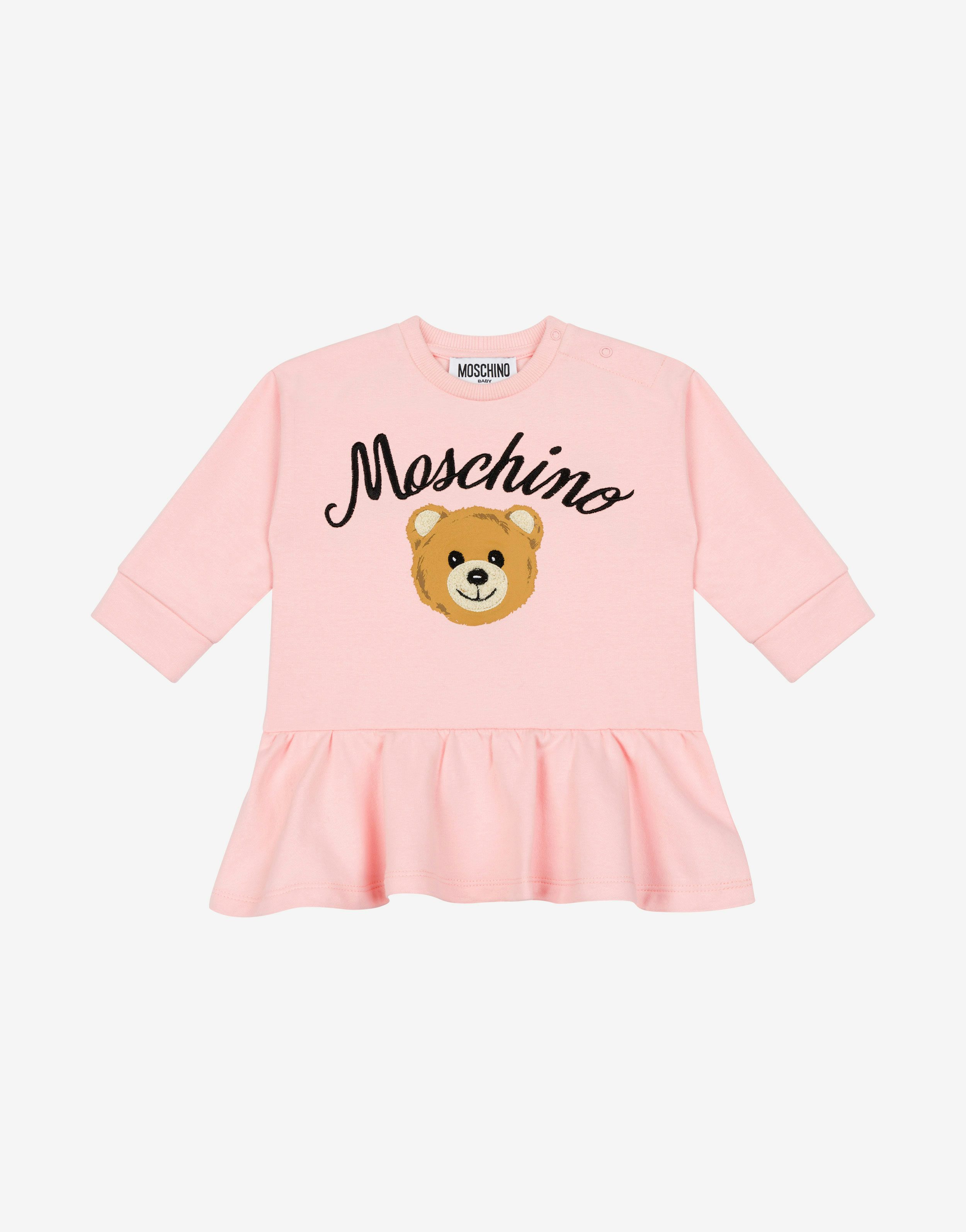 Moschino Teddy Bear fleece dress