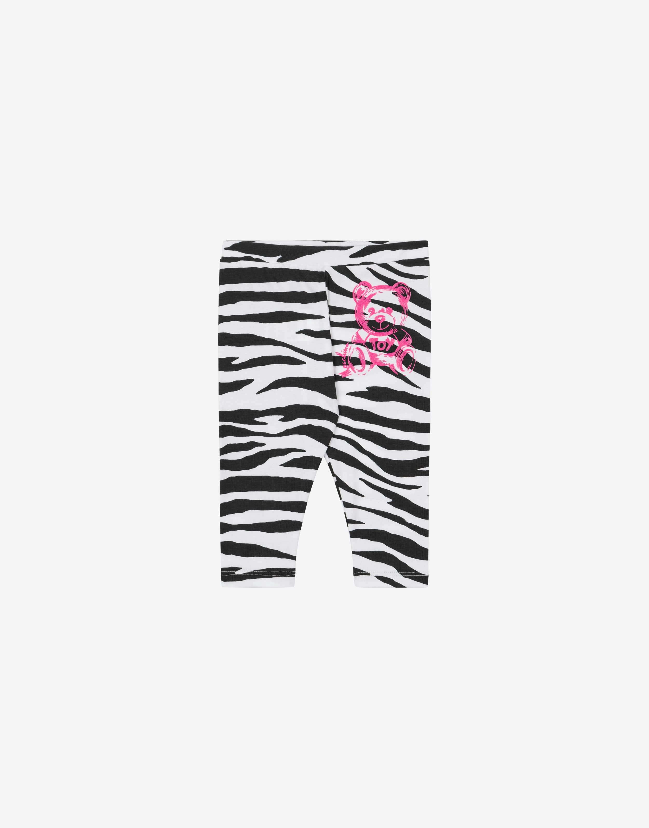 Leggings in jersey Zebra Striped Print