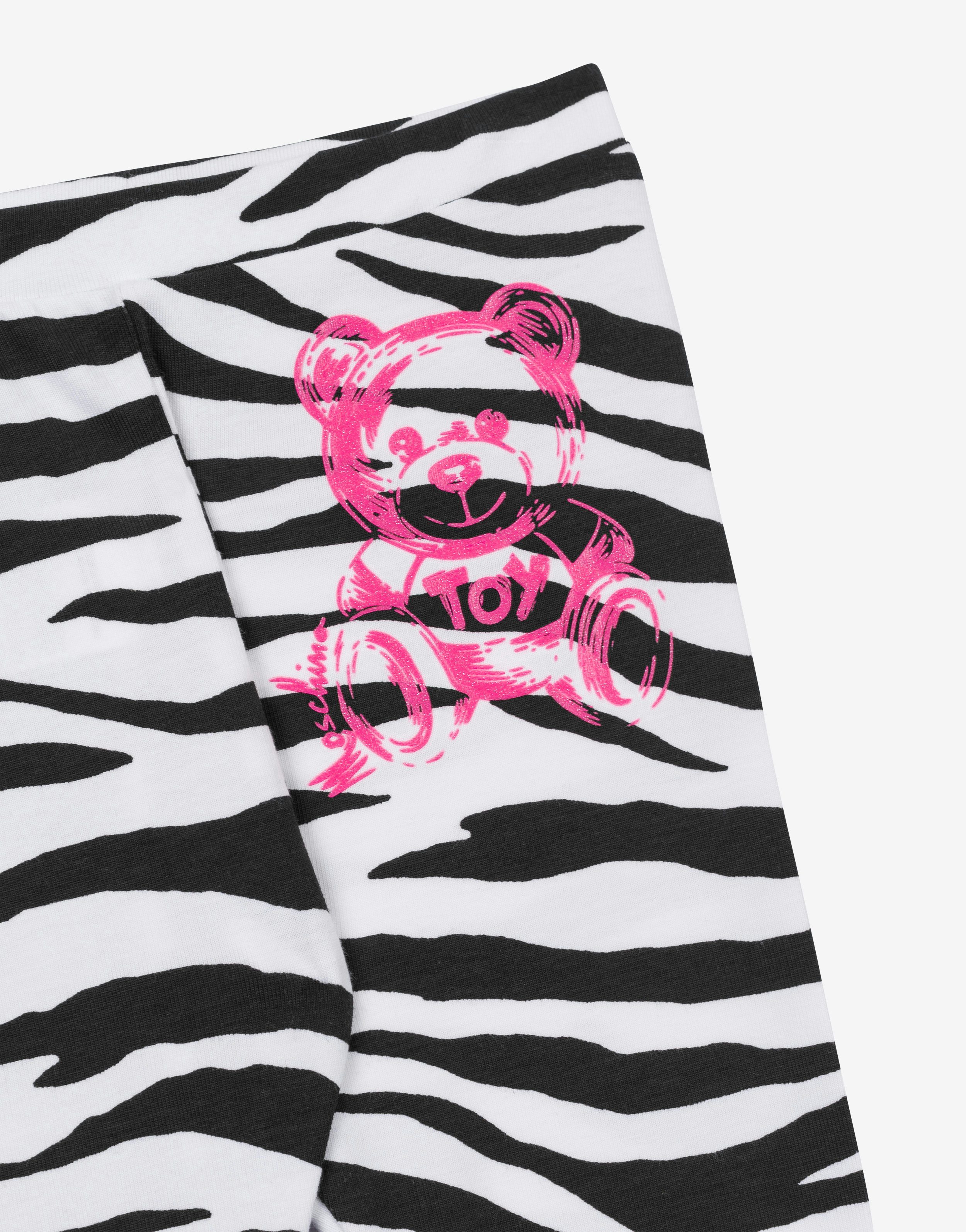 Leggings in jersey Zebra Striped Print 1