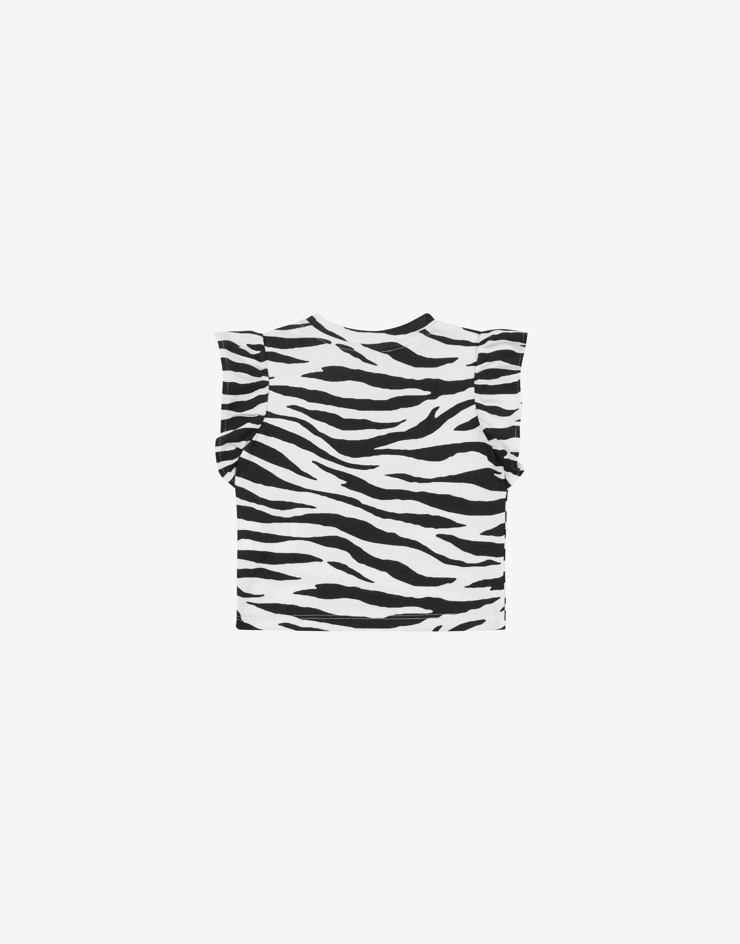 T-shirt in jersey Zebra Striped Print 0