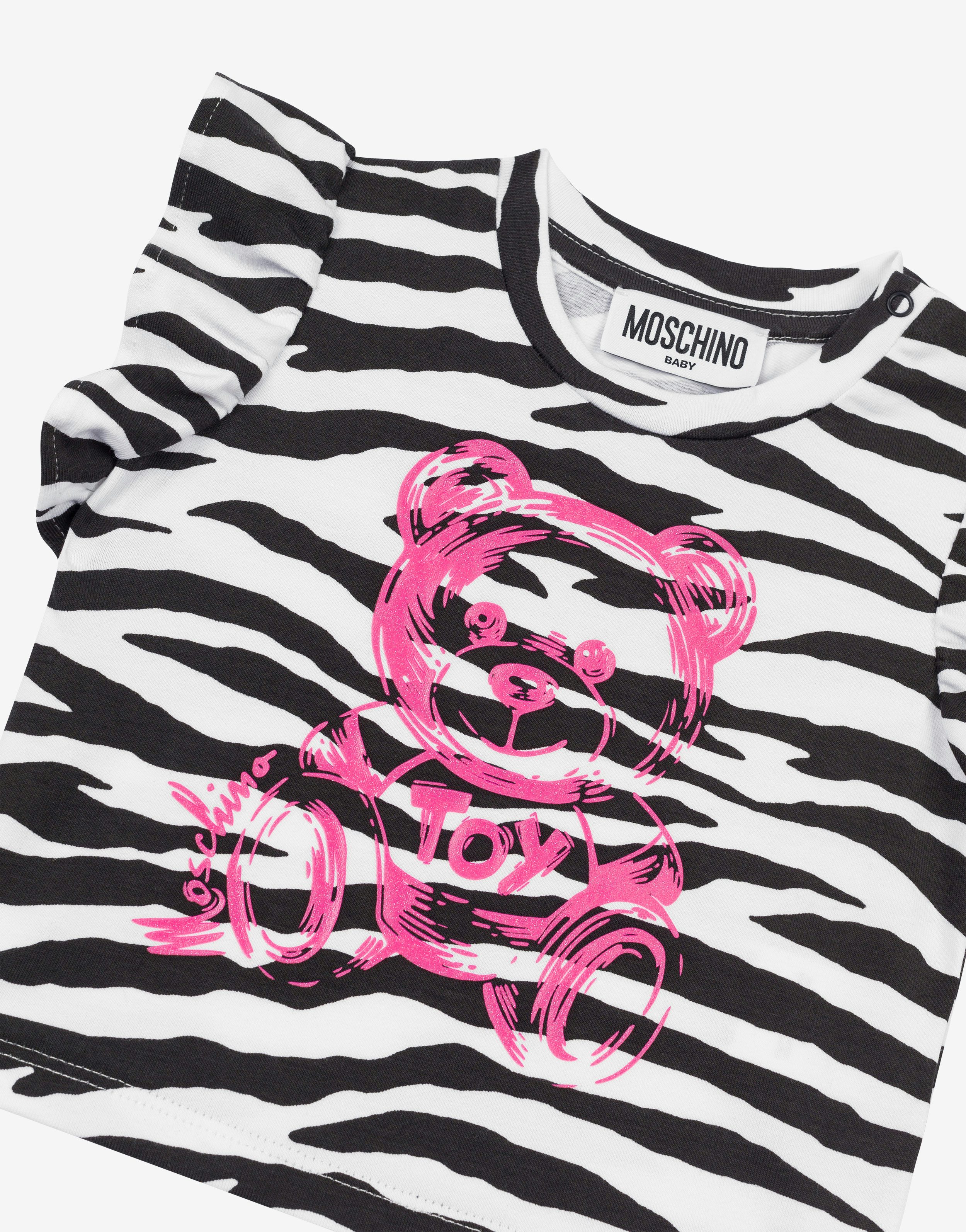 T-shirt in jersey Zebra Striped Print 1