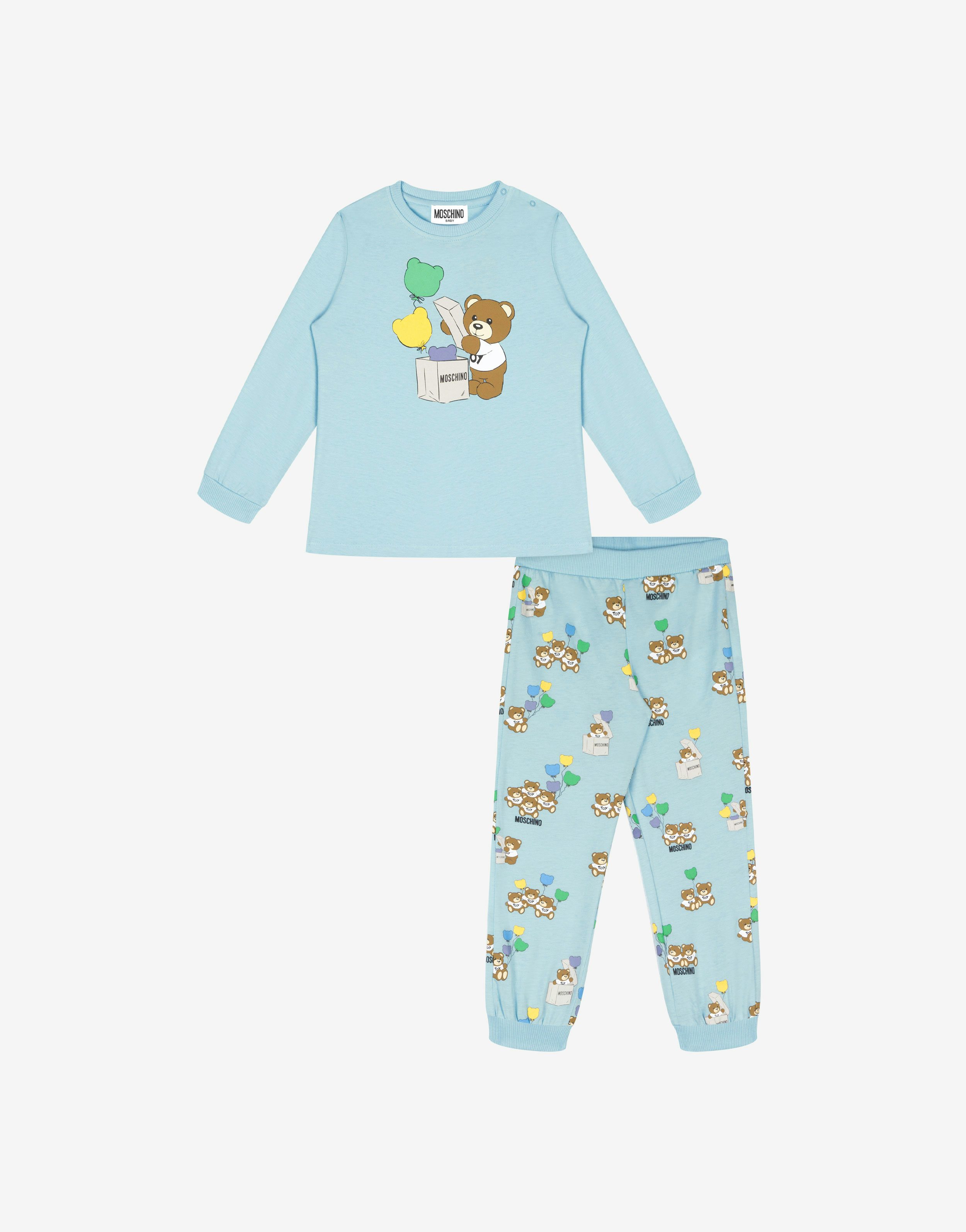 Teddy Balloons T-shirt and trousers co-ord set