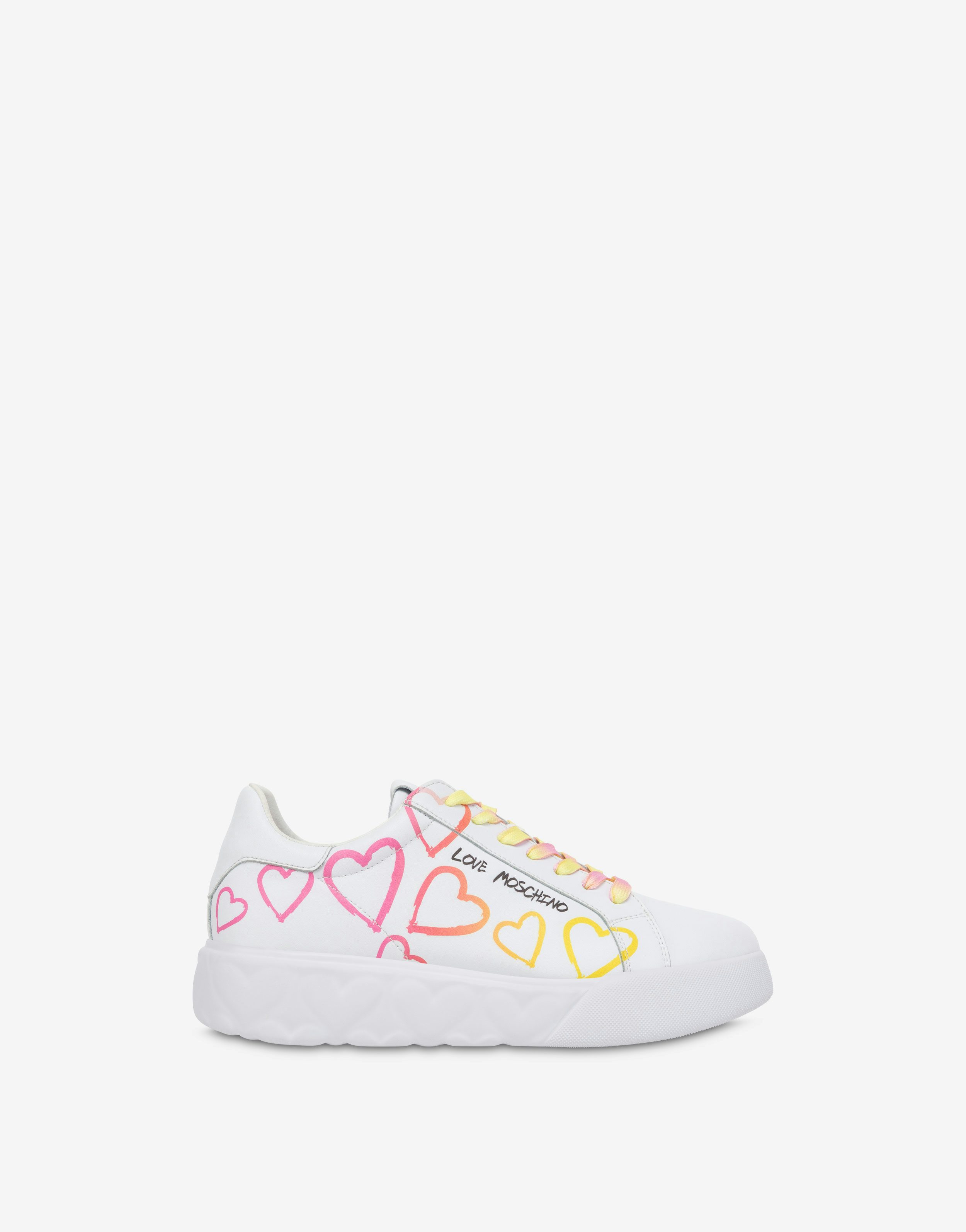 Sneakers en cuir de veau Heart Love 0