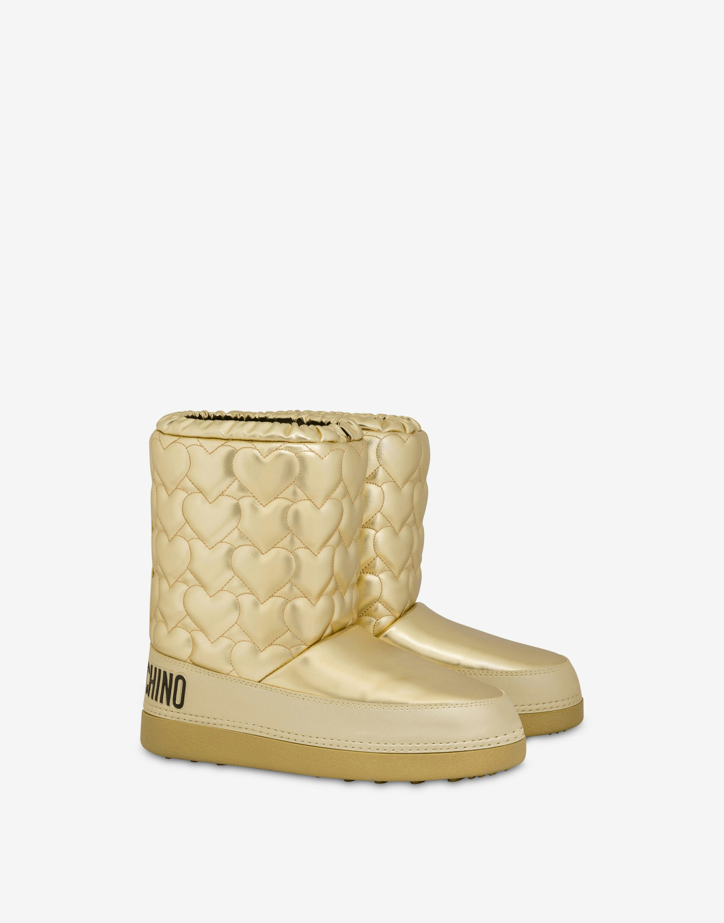 Orders gold snow boots