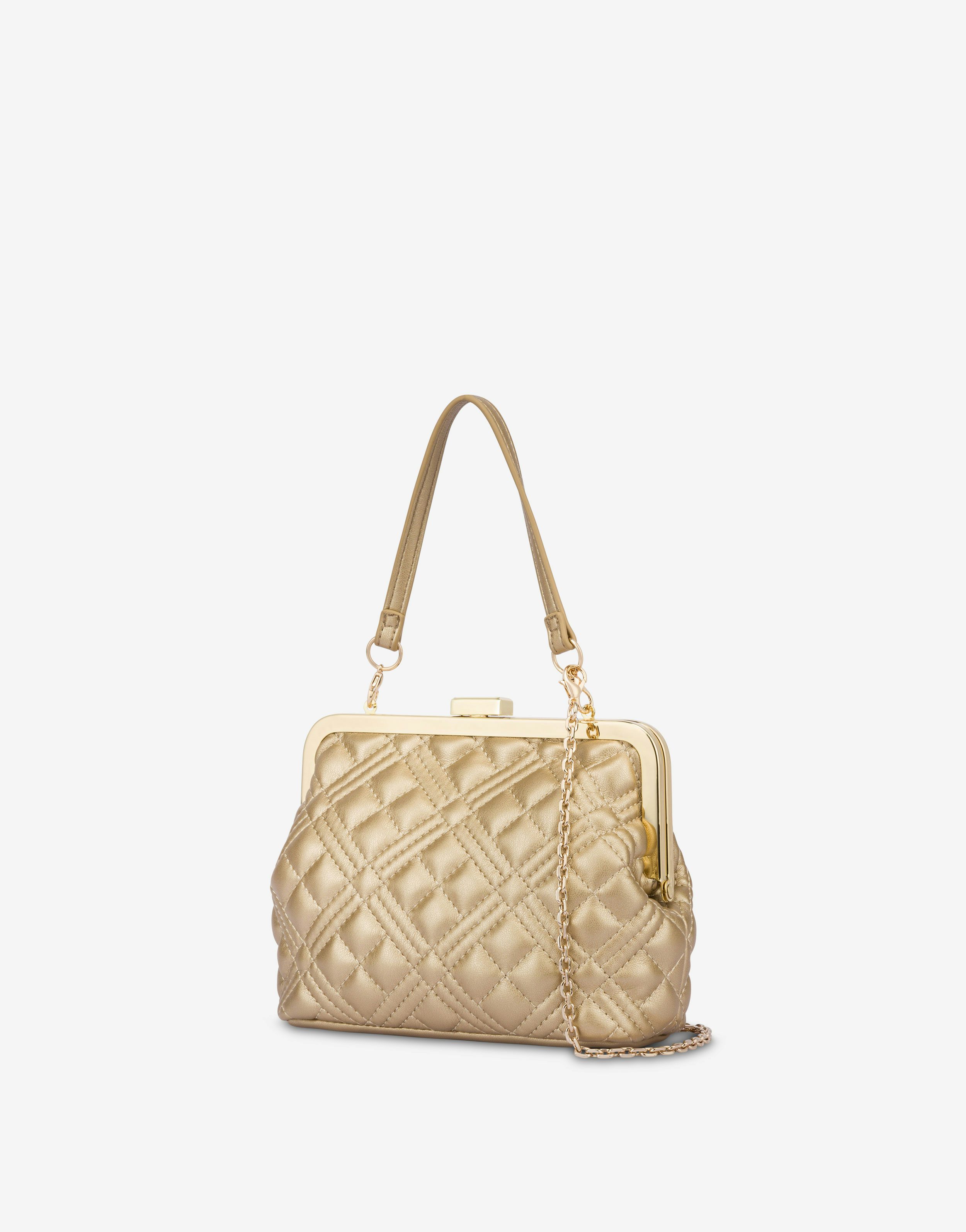 Shiny Quilted mini bag 0