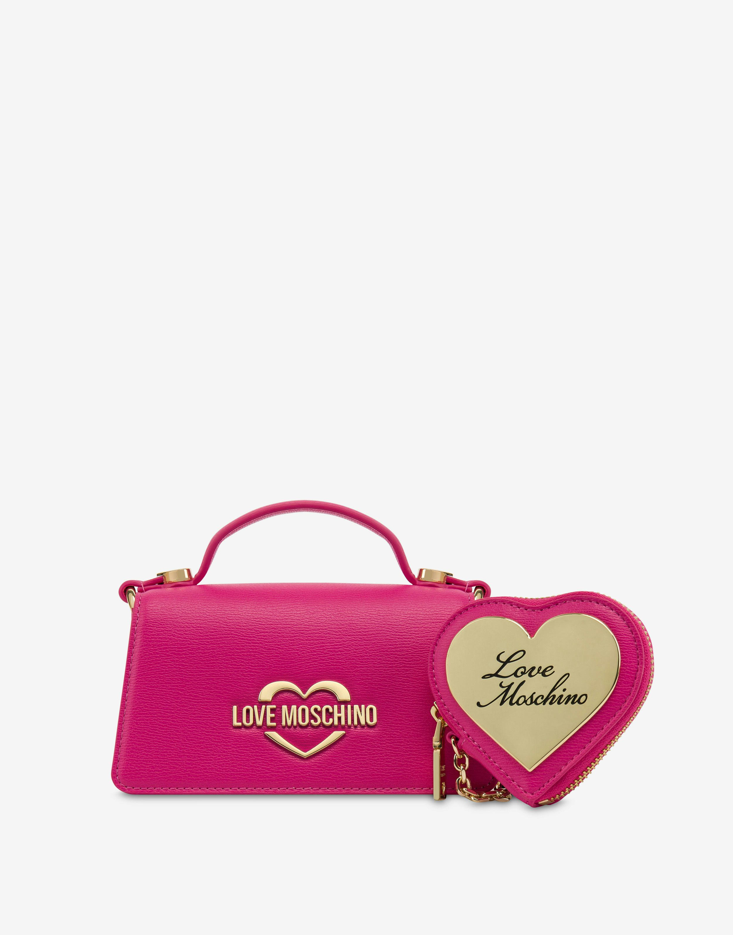 Hollies mini bag with heart clutch