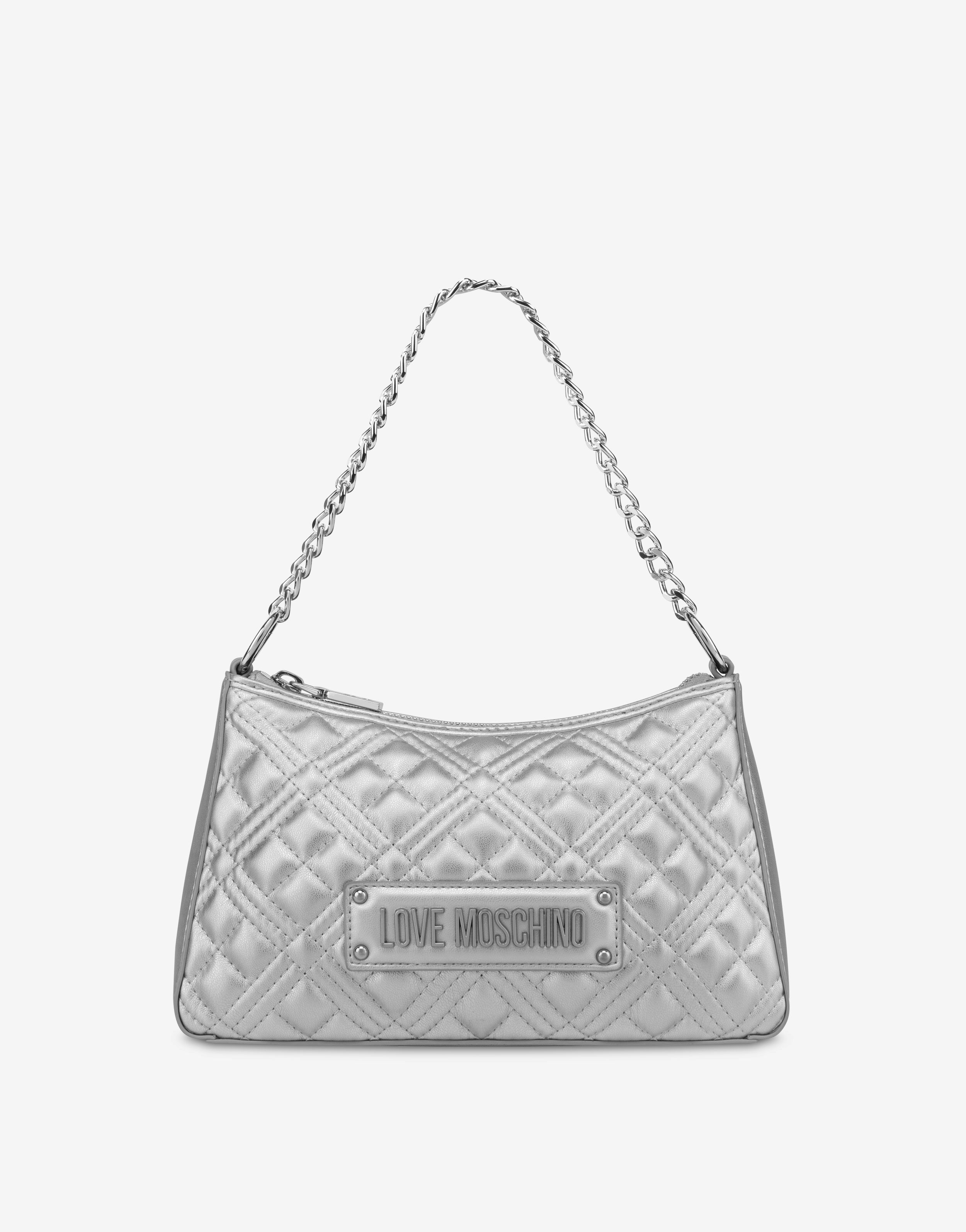 Shiny Quilted Hobo bag