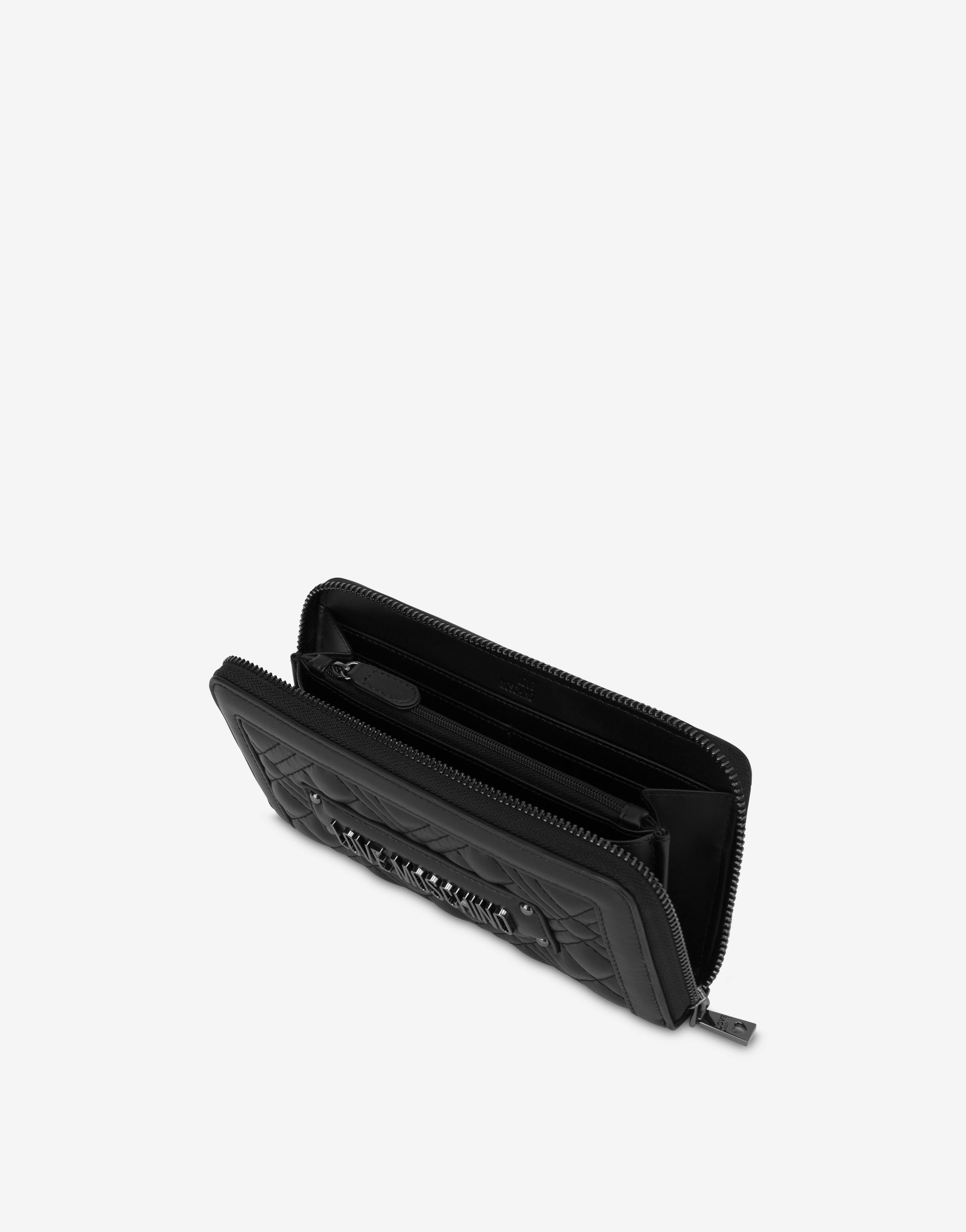 Quilted zip-around wallet 1