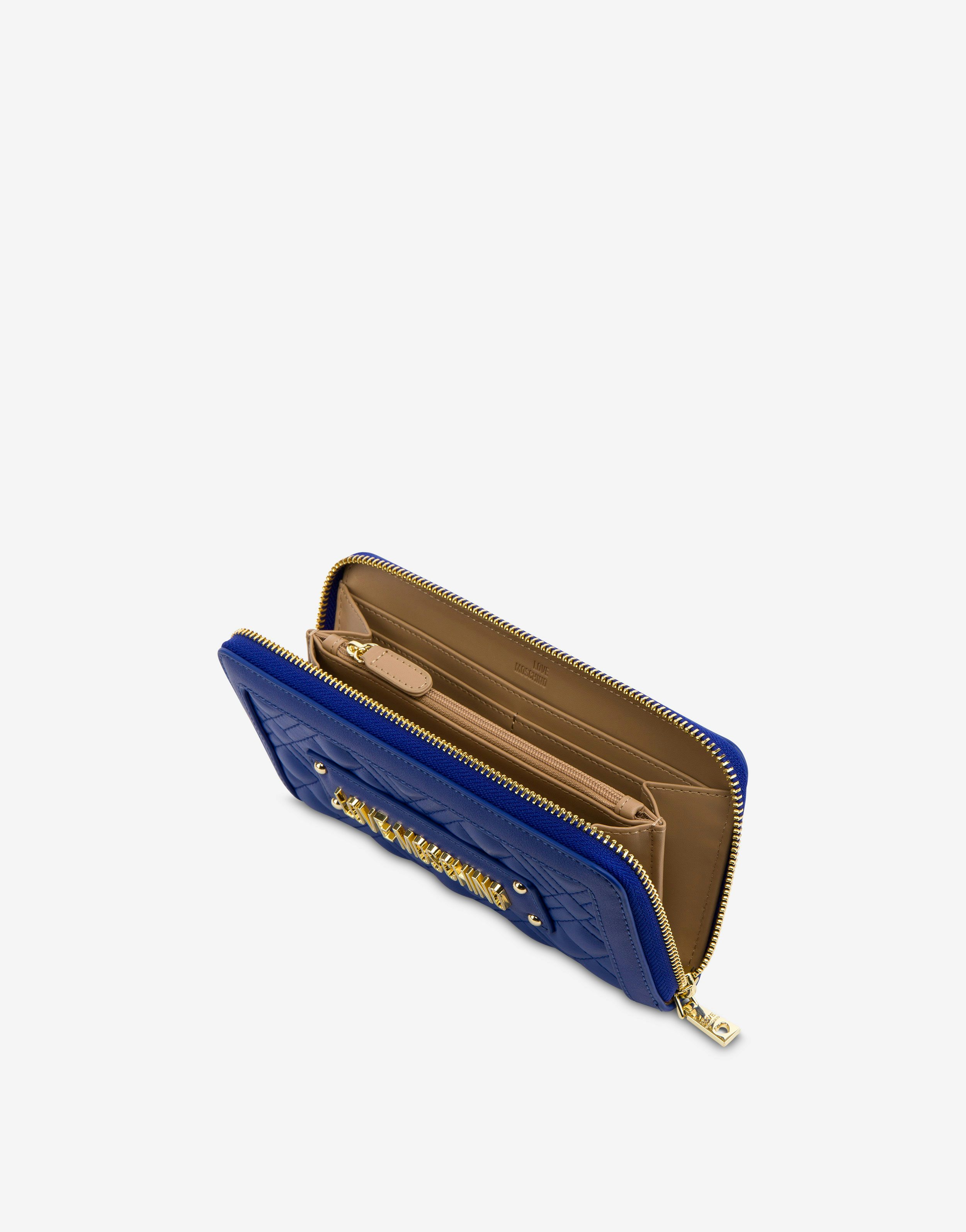 Quilted zip-around wallet 1