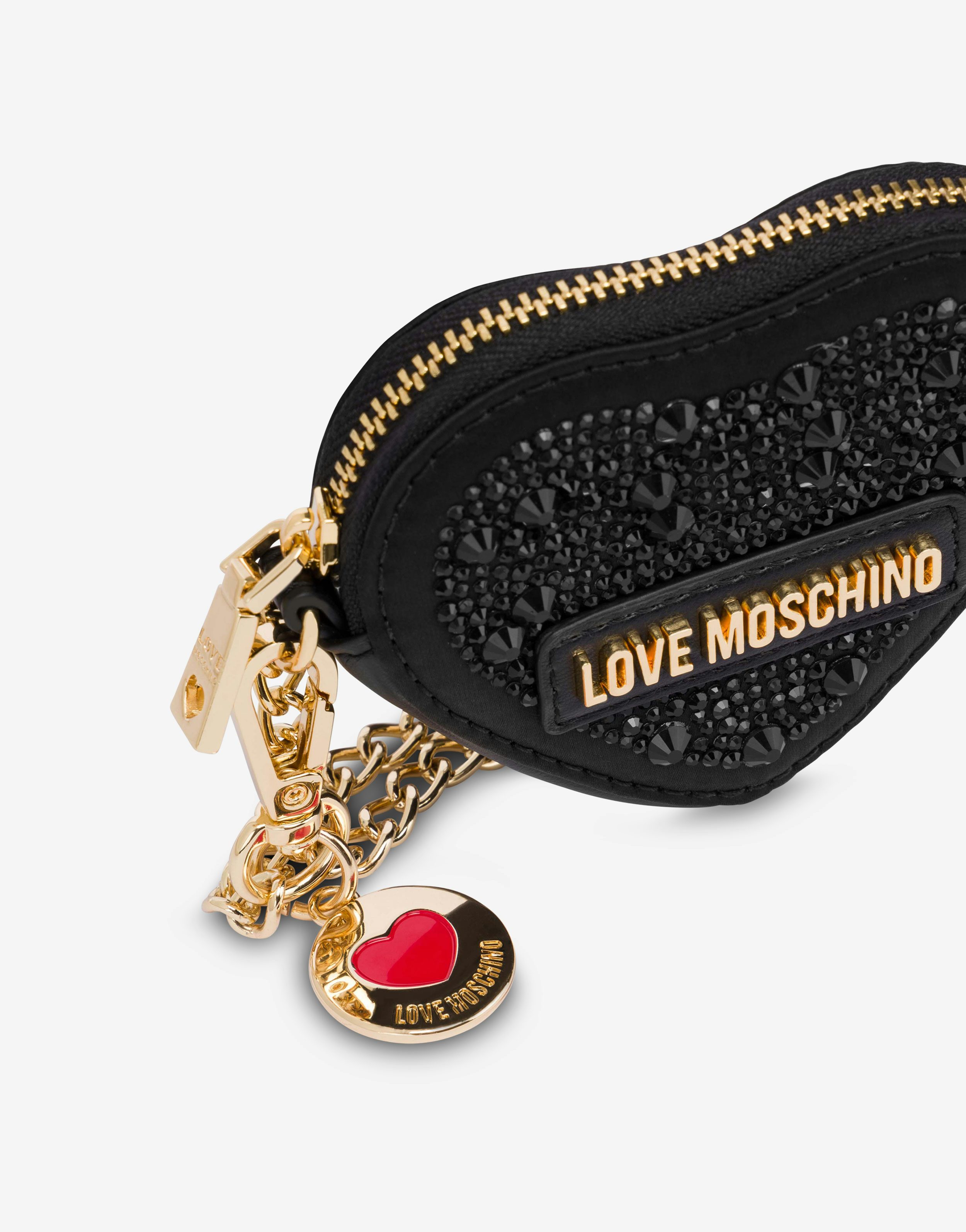 Portamonete con strass Love Moschino Gift Capsule 2