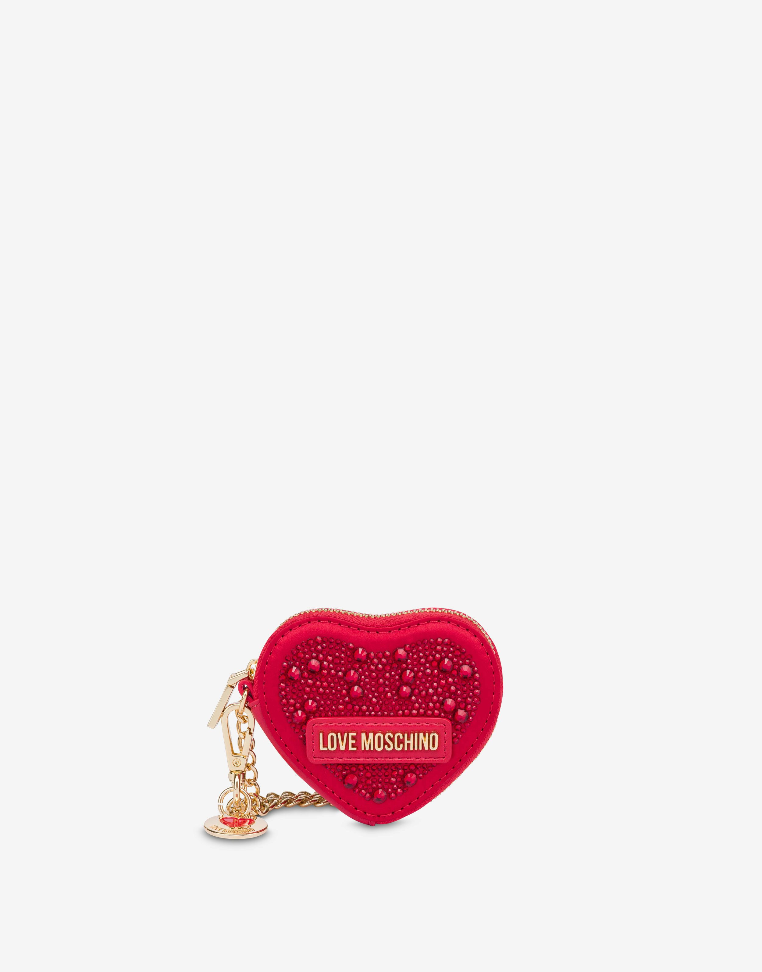 Portamonete con strass Love Moschino Gift Capsule
