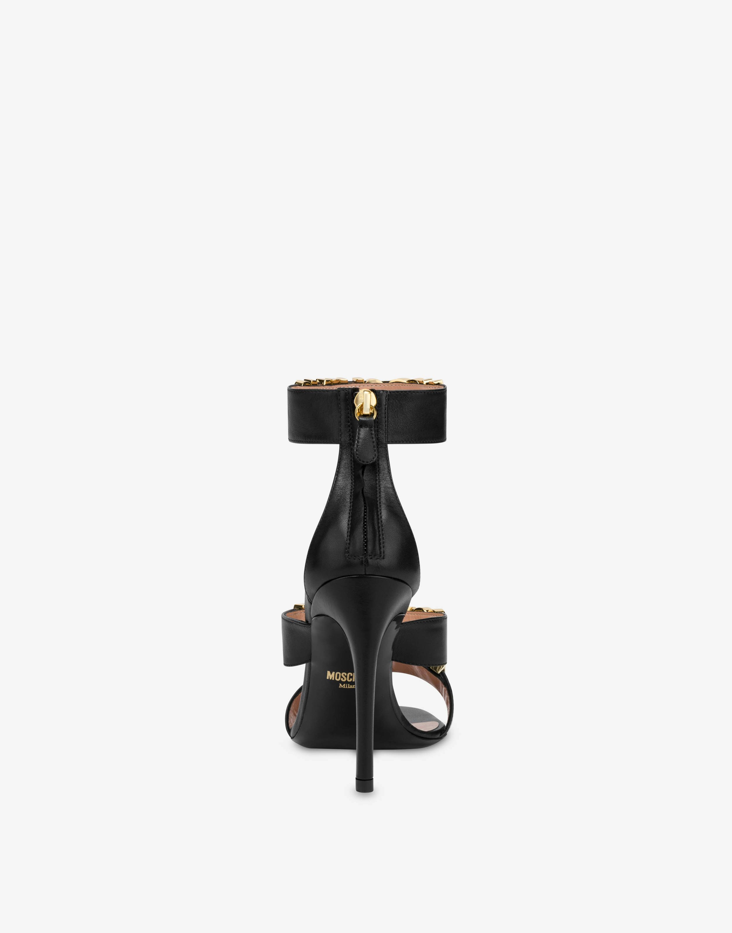 Moschino Couture Milano calfskin sandals 1