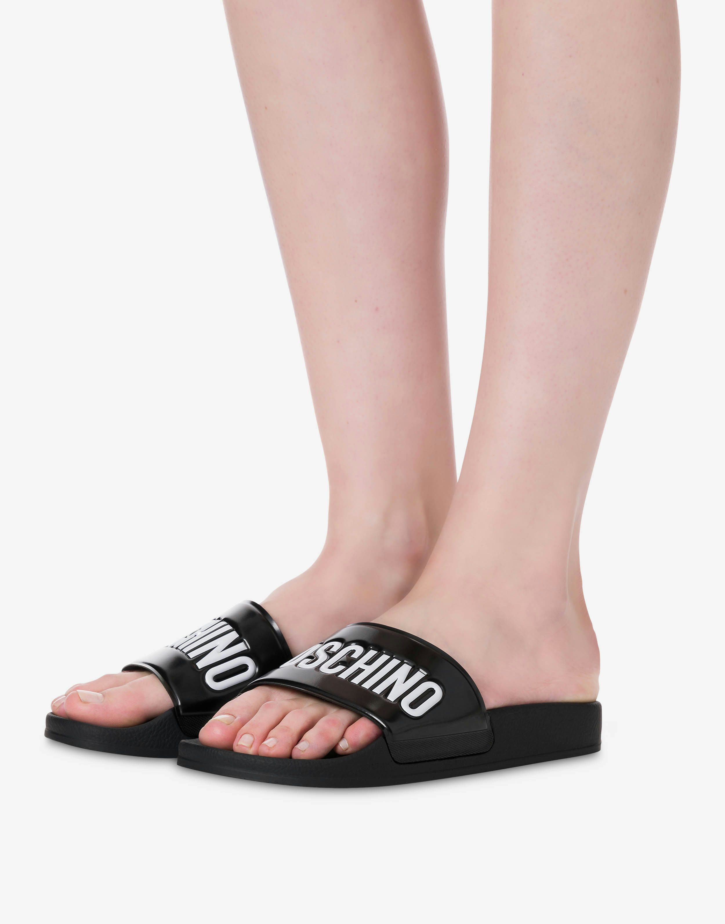Slide sandal in PVC con logo 3