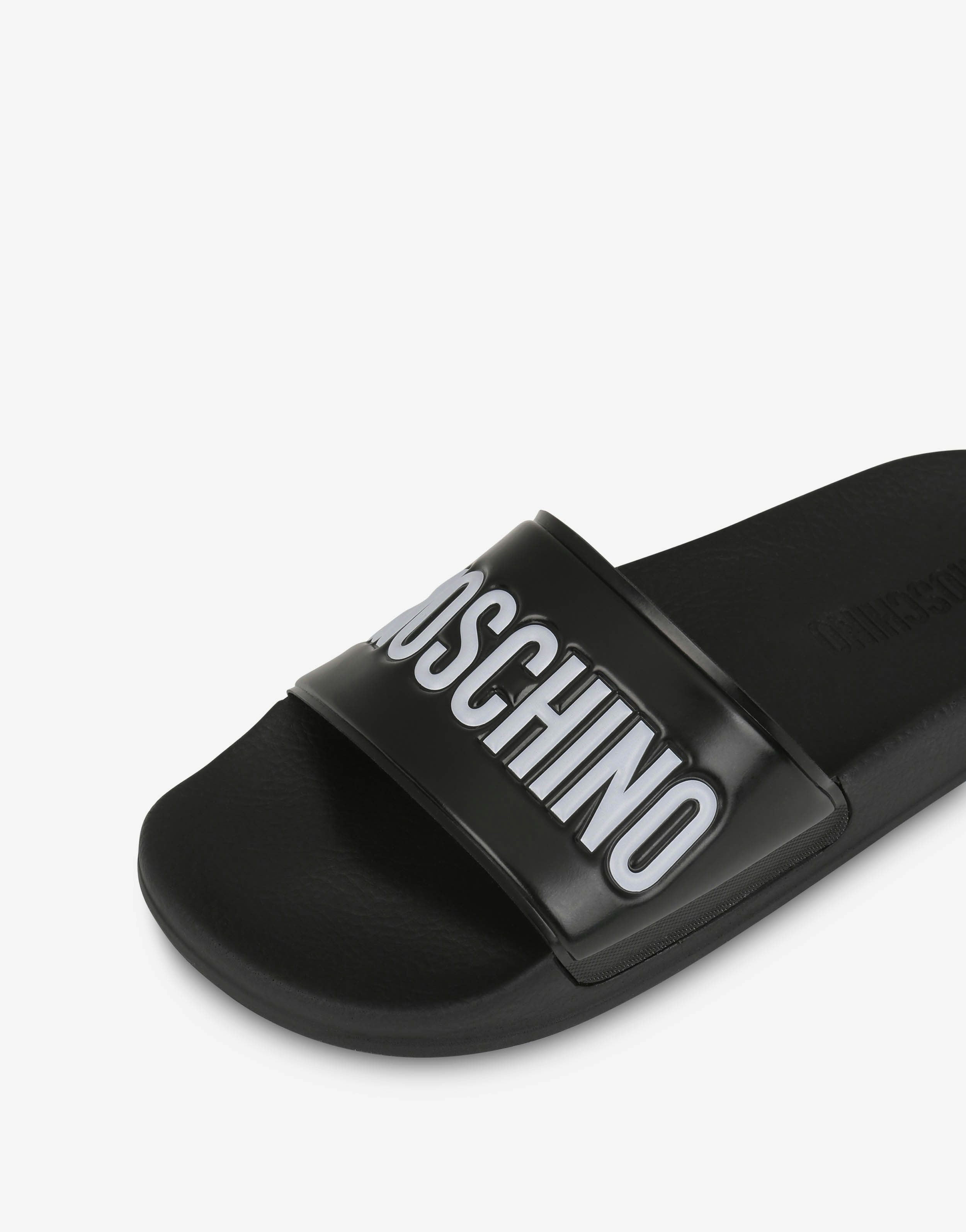 PVC slide sandals with logo 2