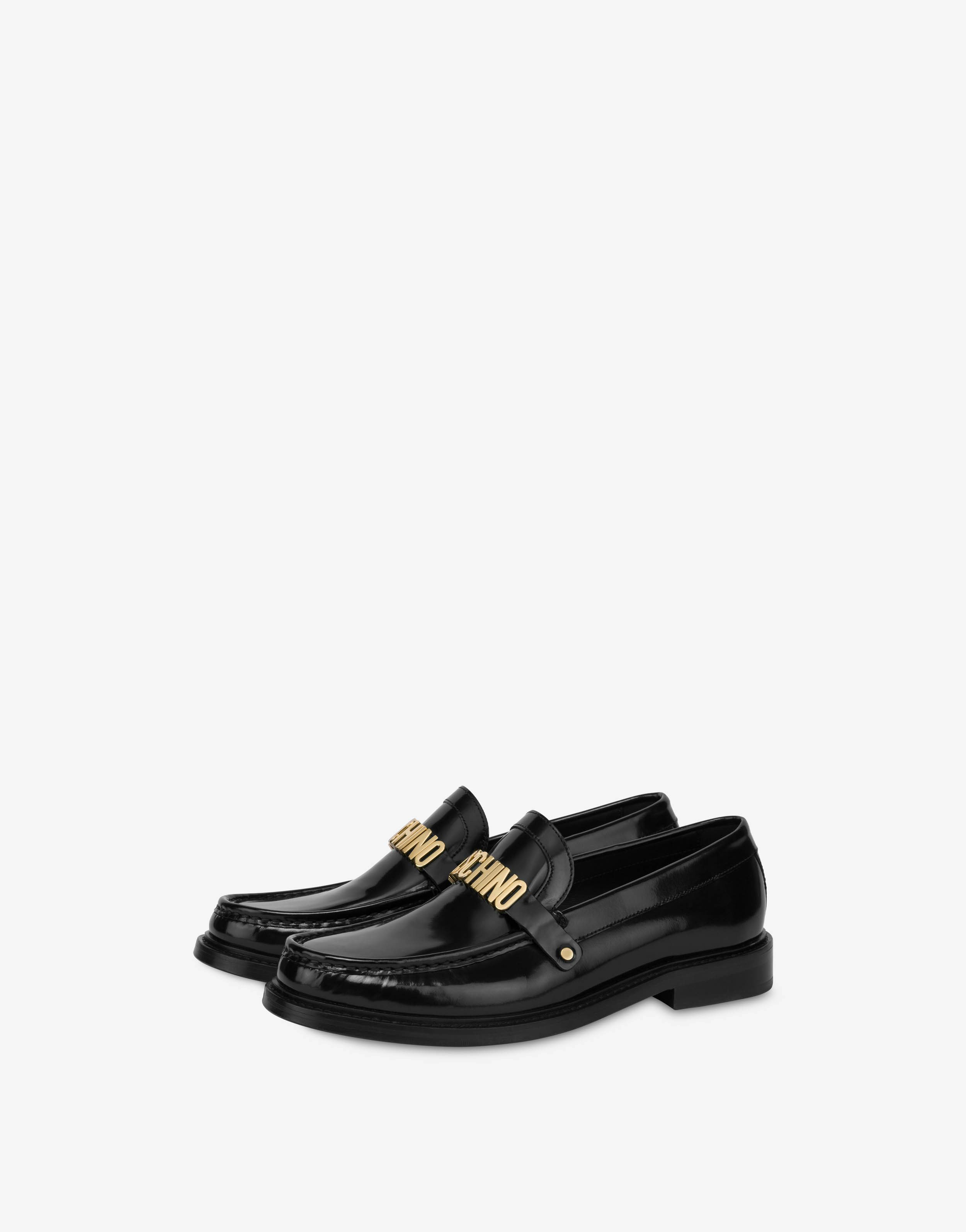 Abrasive calf loafers