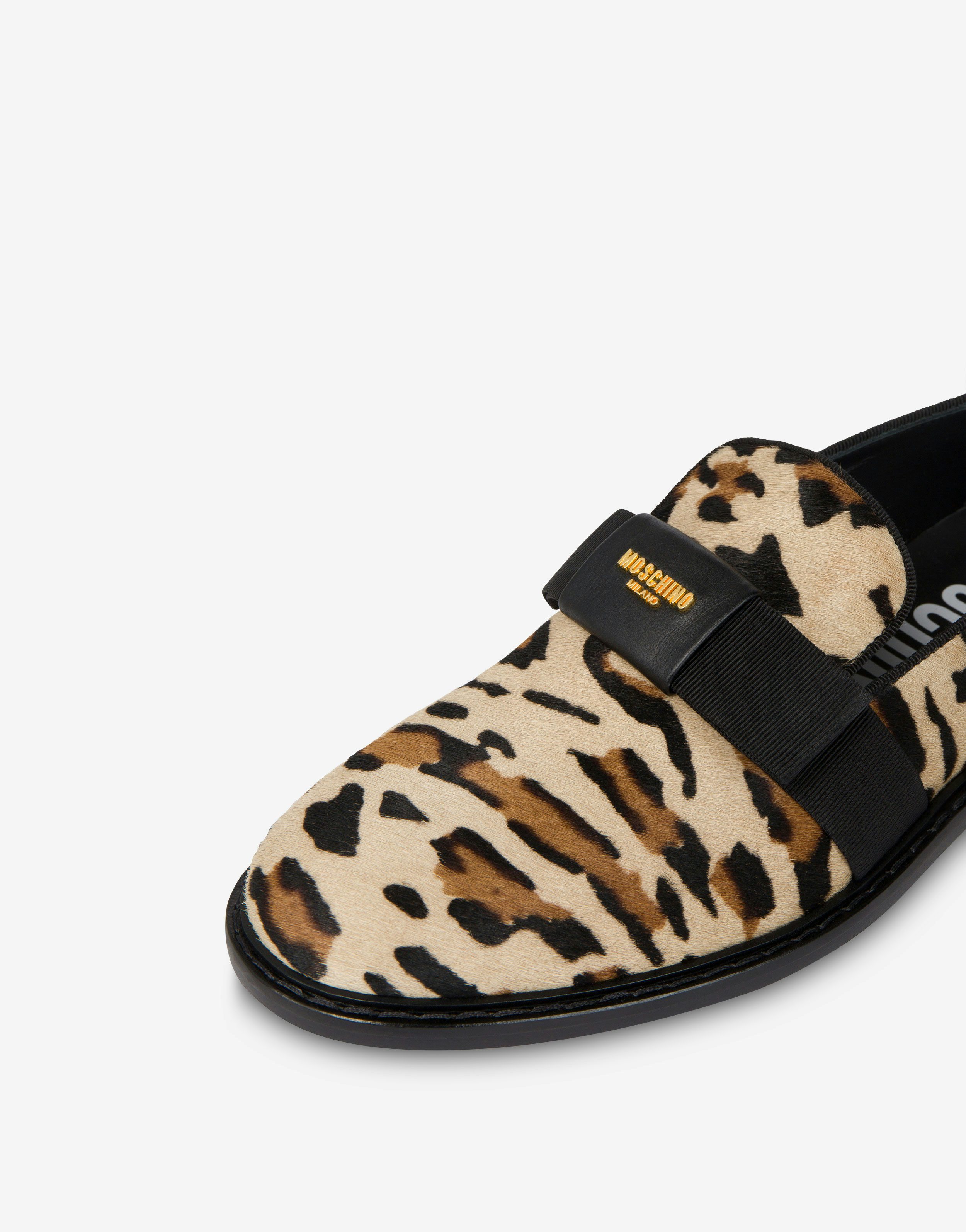 Leopard Print pony hair loafers 2