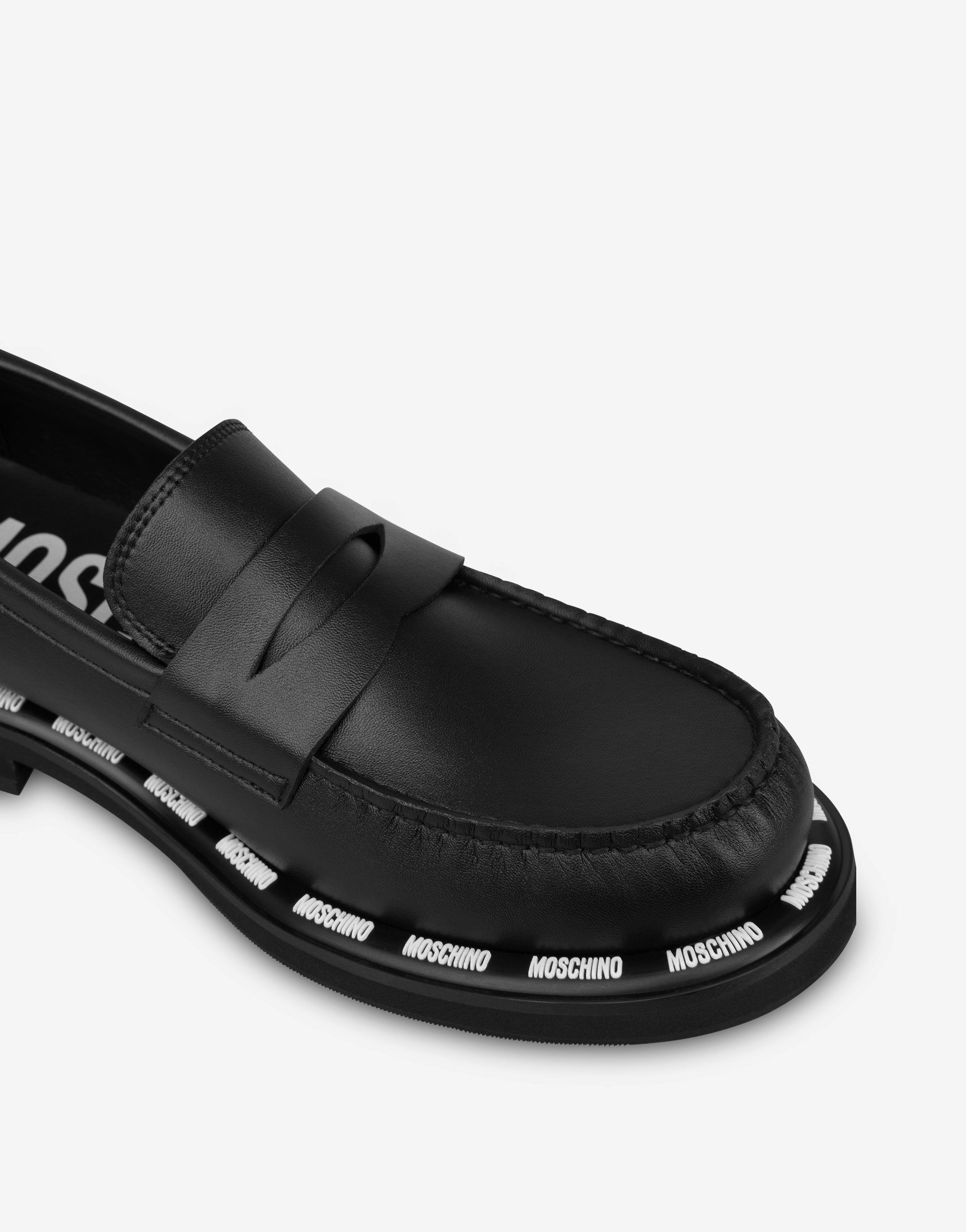 Rubber Logo loafers 2