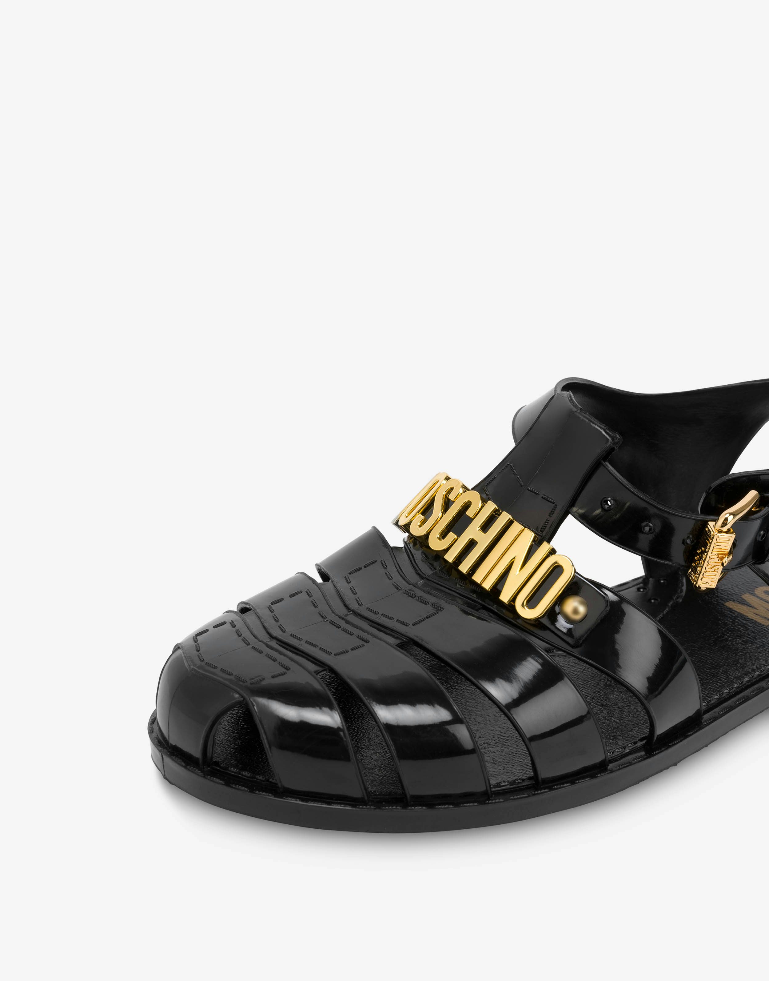 Jelly sandals with Lettering logo 2