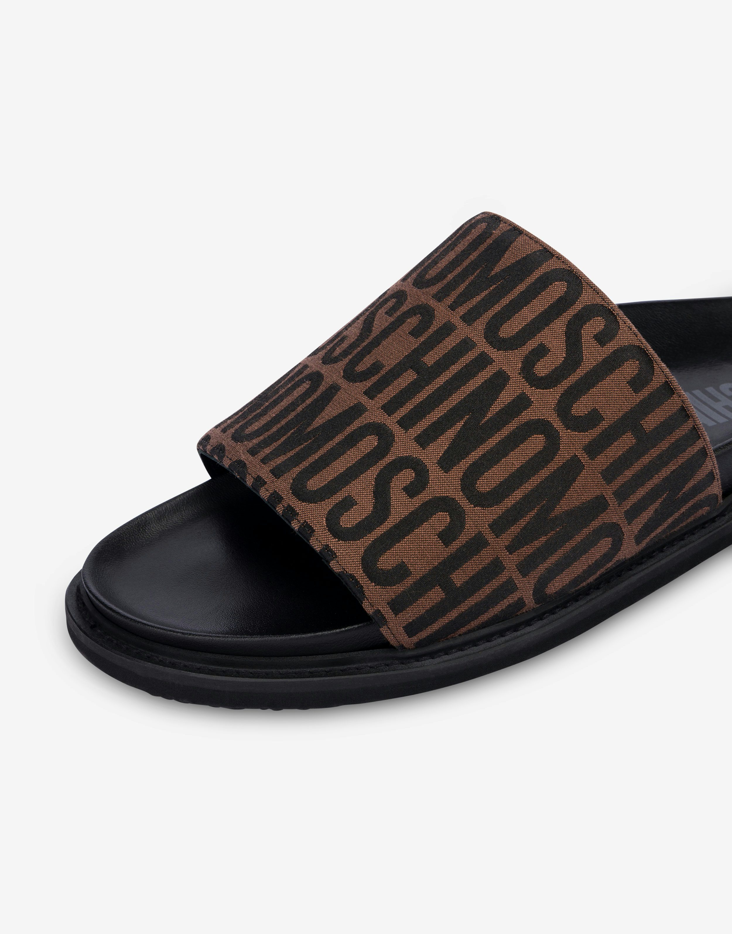 All-Over Logo nylon slide sandals 2