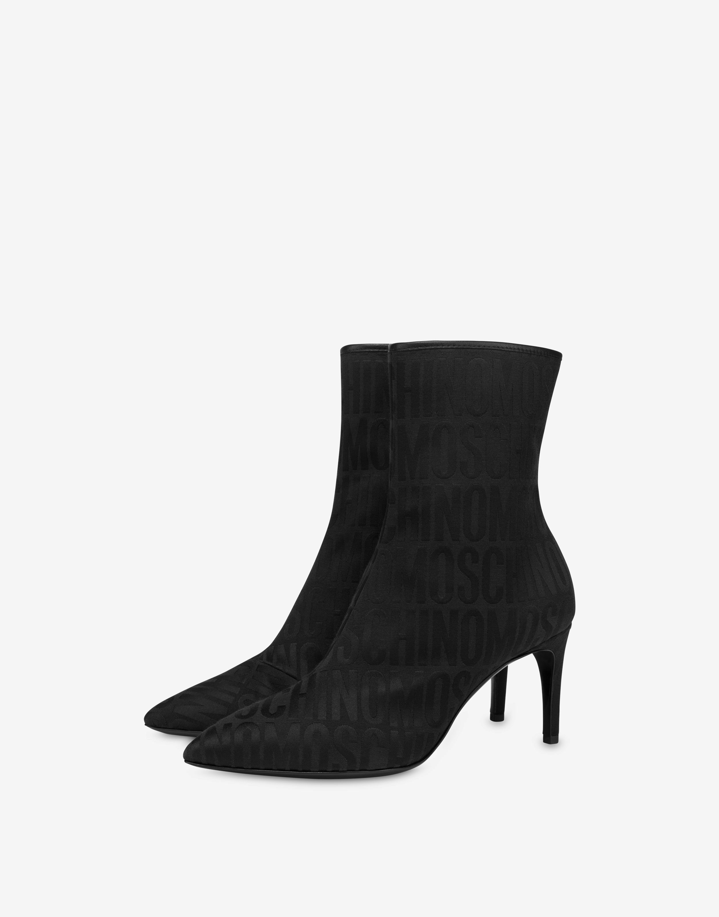 Allover Logo nylon ankle boots | Shop Online