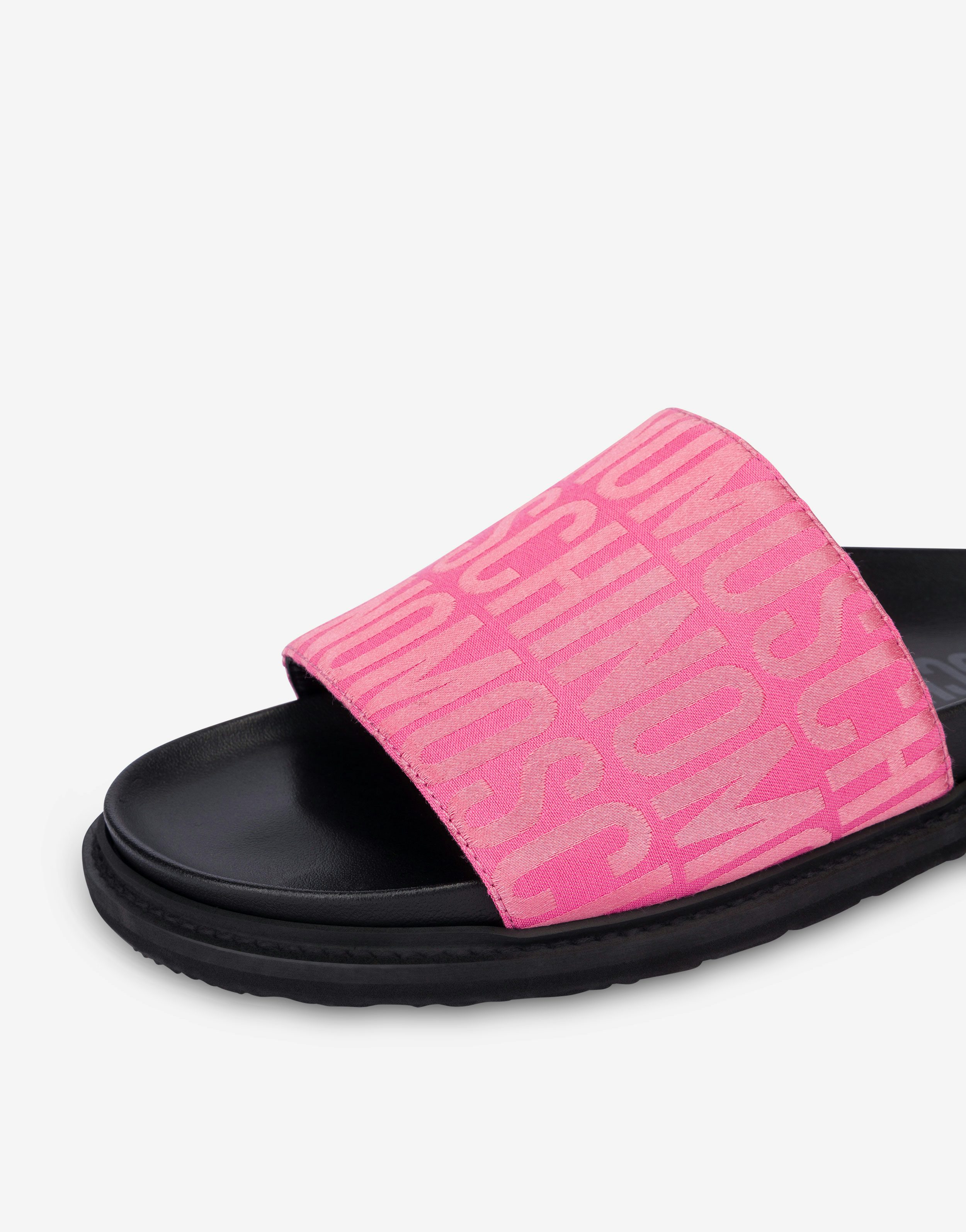 All-Over Logo nylon slide sandals 2