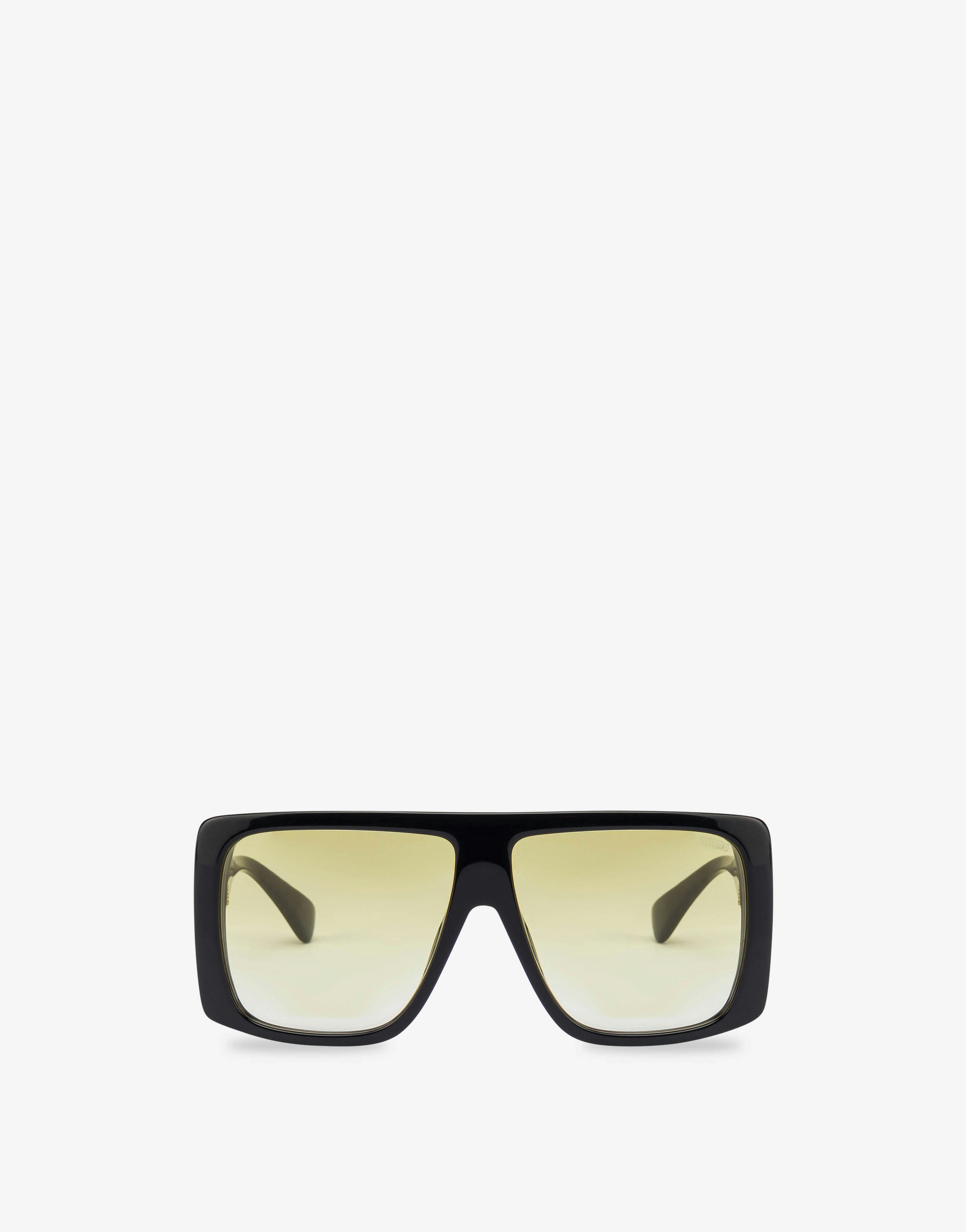 Lettering logo sun glasses