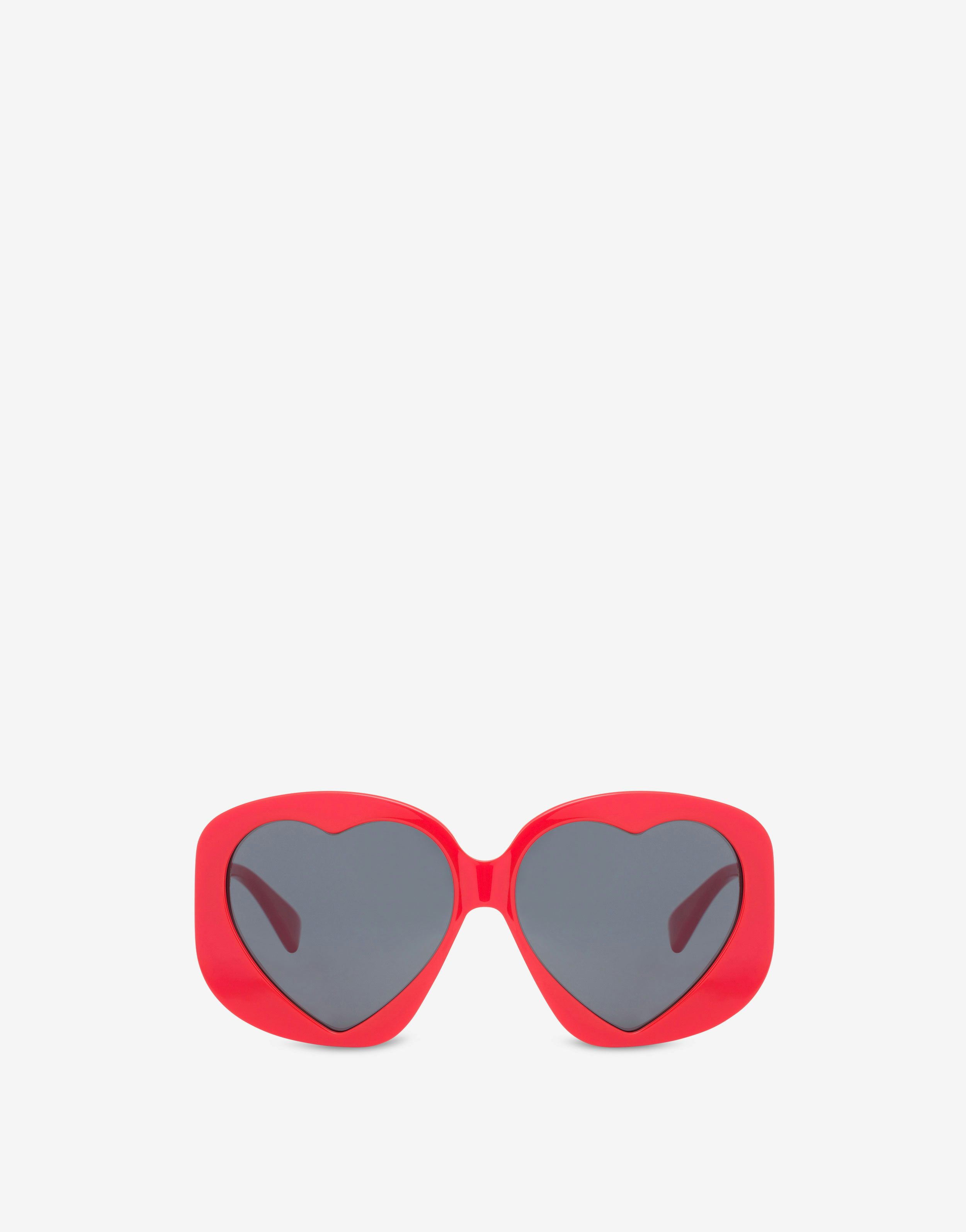 Rote Sonnenbrille Heart Lenses
