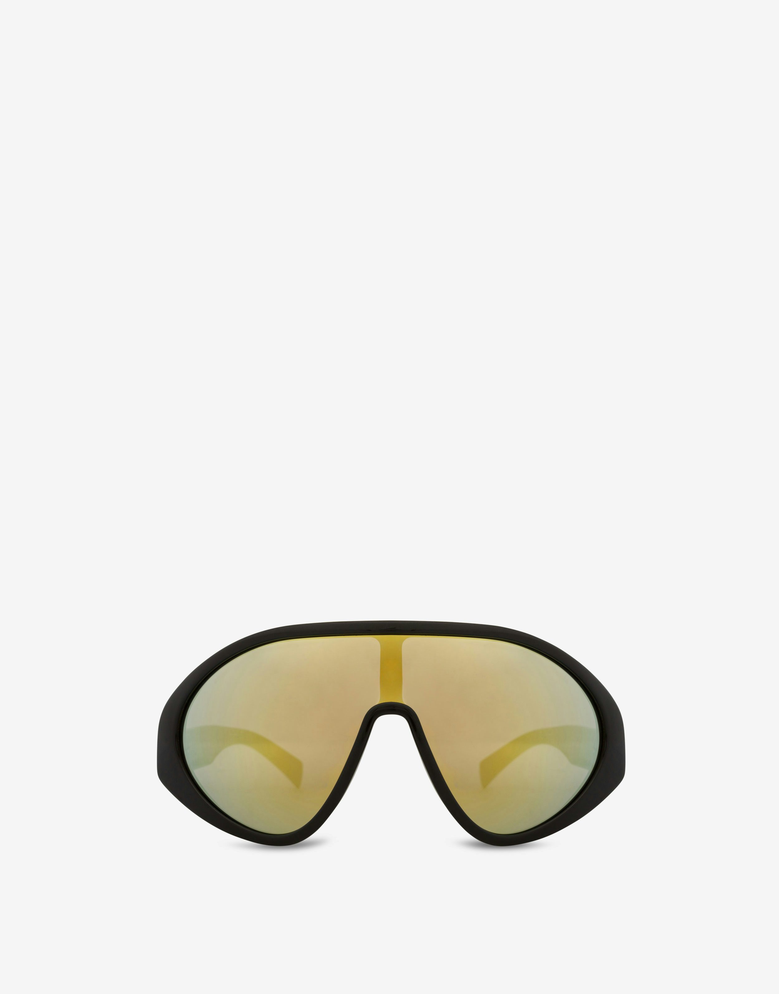 Sonnenbrille im Maskendesign 3D Logo