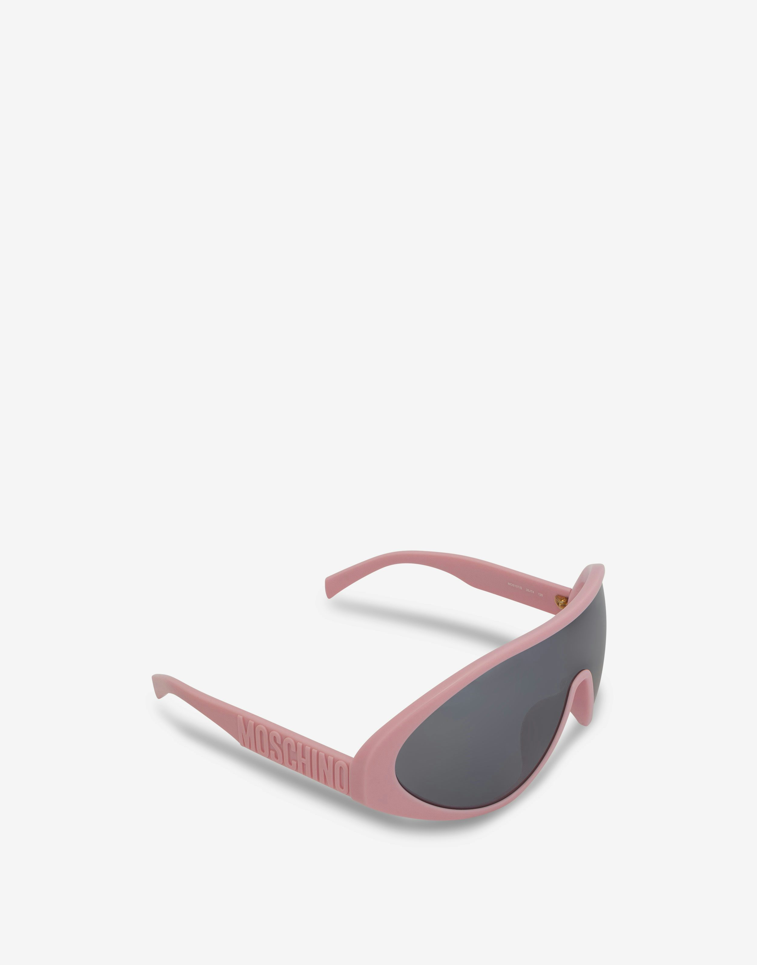 3D Logo pink mask sunglasses 0