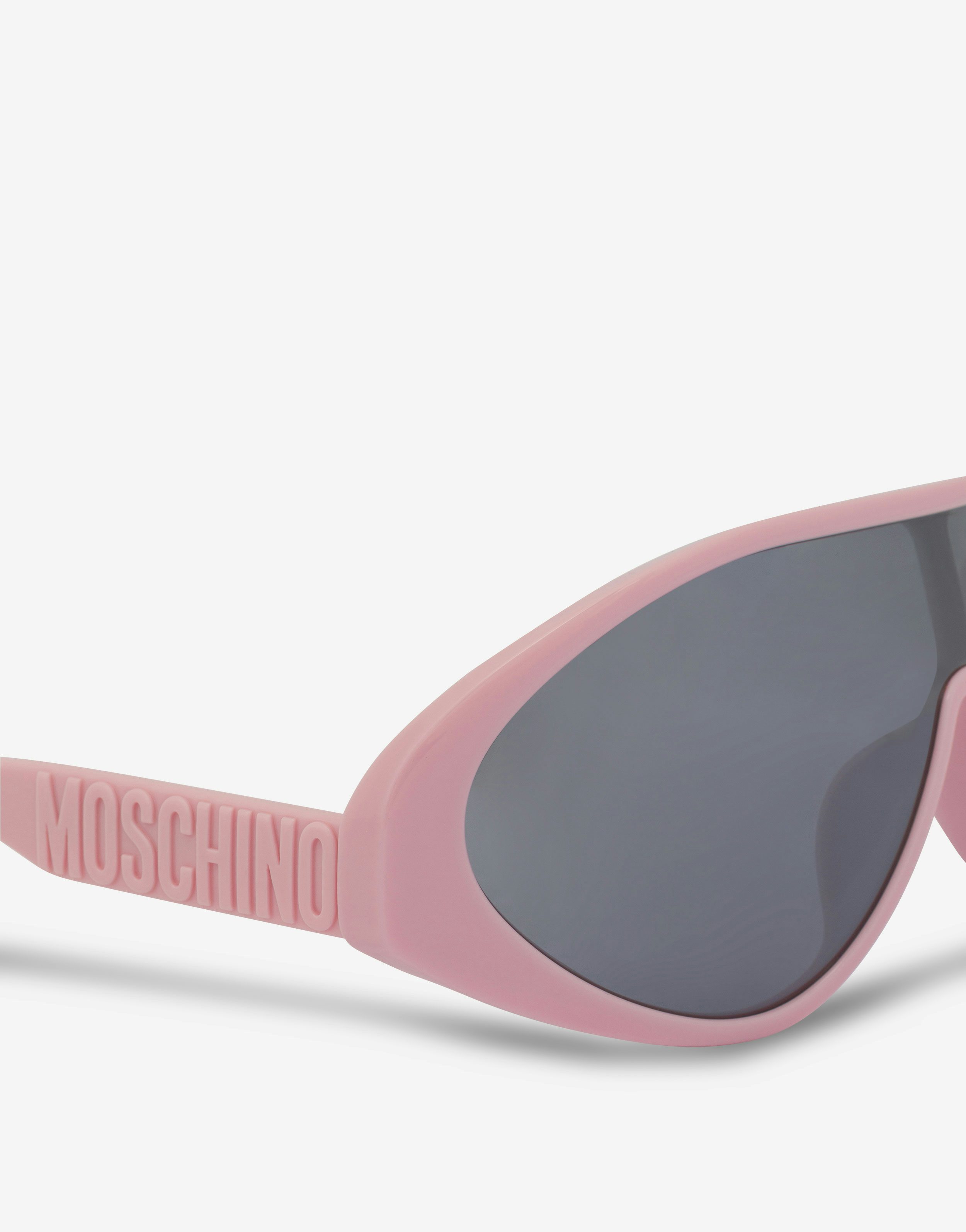 3D Logo pink mask sunglasses 1
