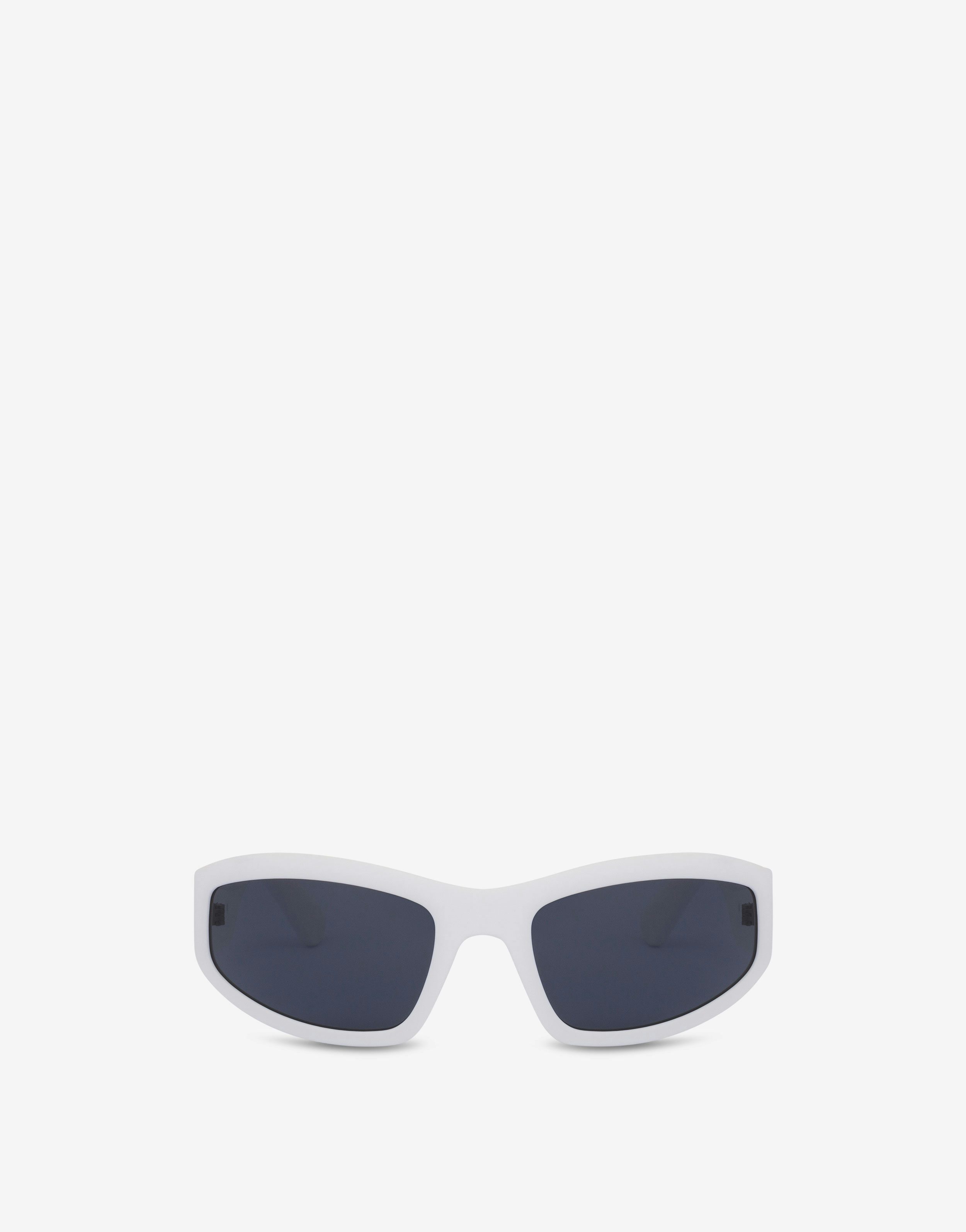 Occhiali da sole bianchi 3D Logo