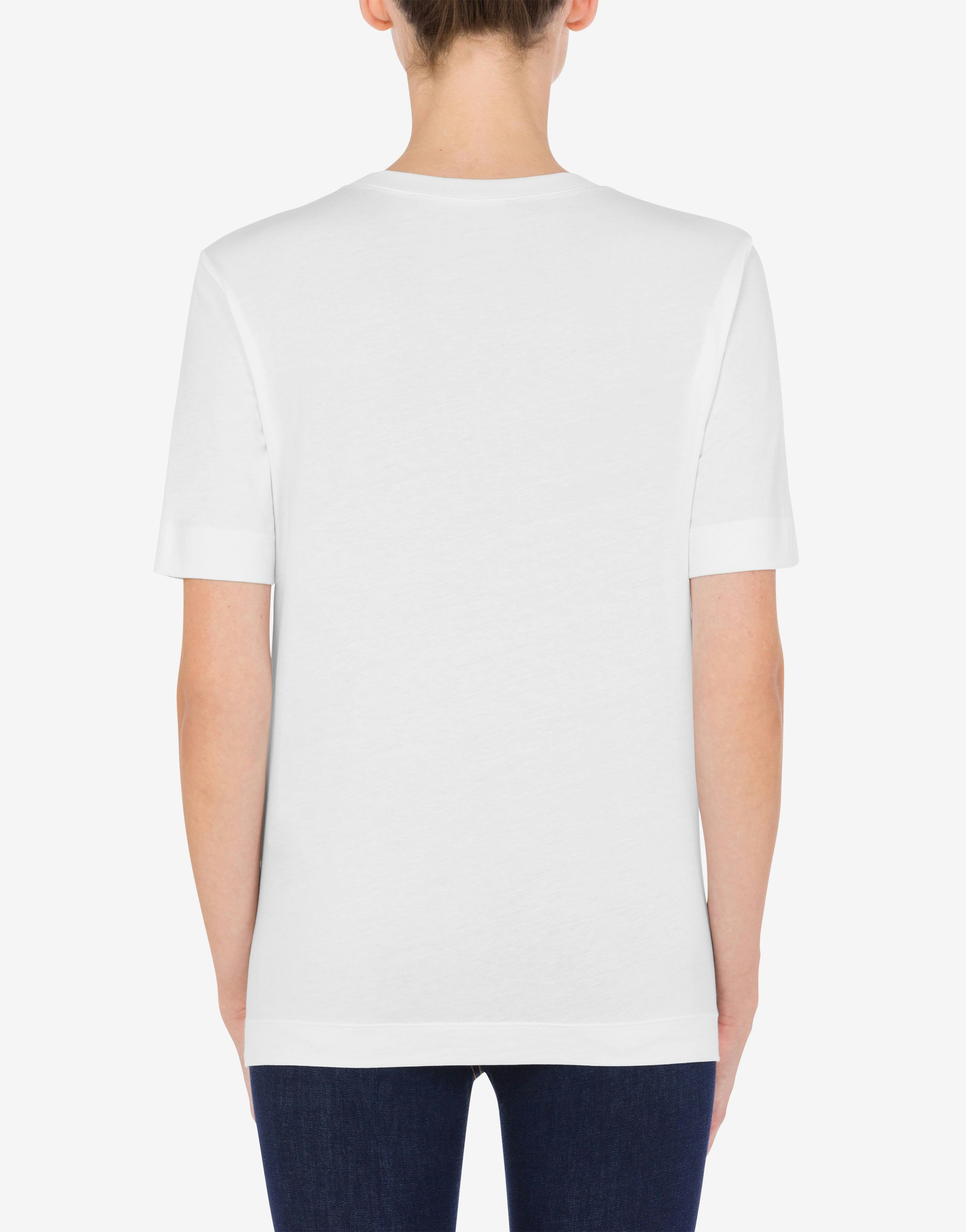 Cotton jersey Pop Art Zippers T-shirt 1